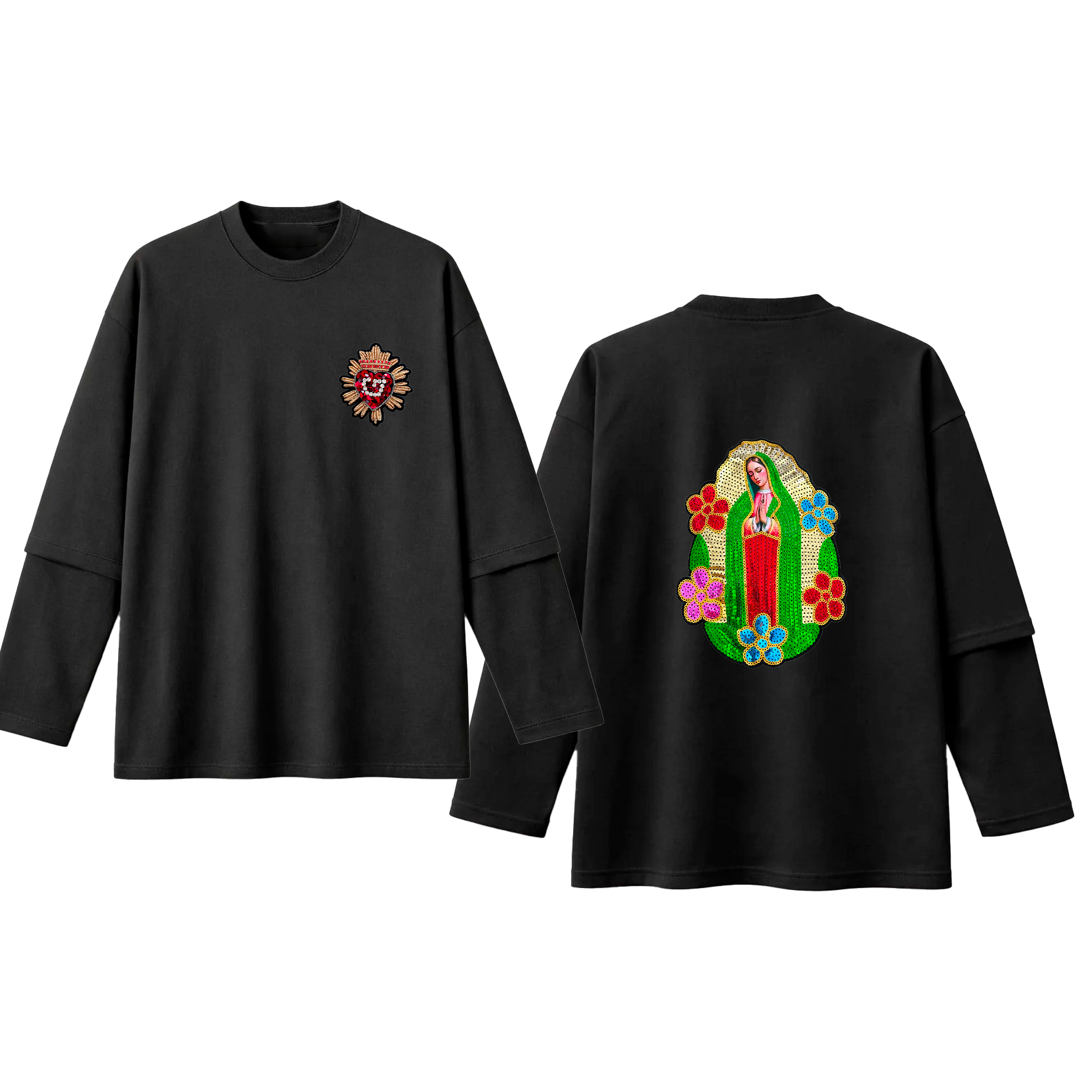 LONGSLEEV PATCH MADONNA (2)