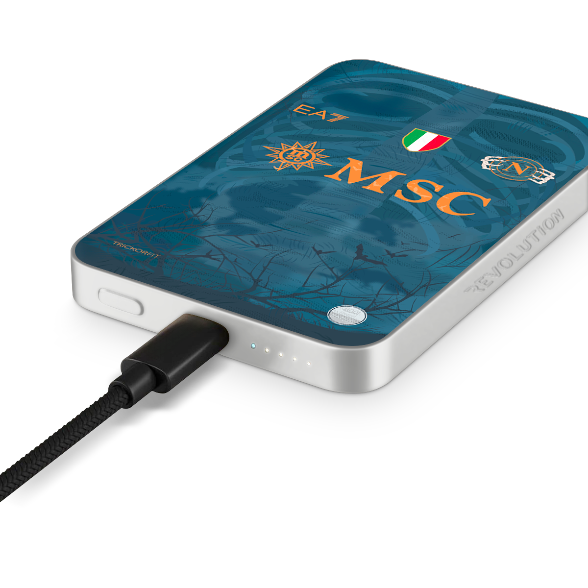 POWER BANK SILVER NAPOLI HALLOWEEN