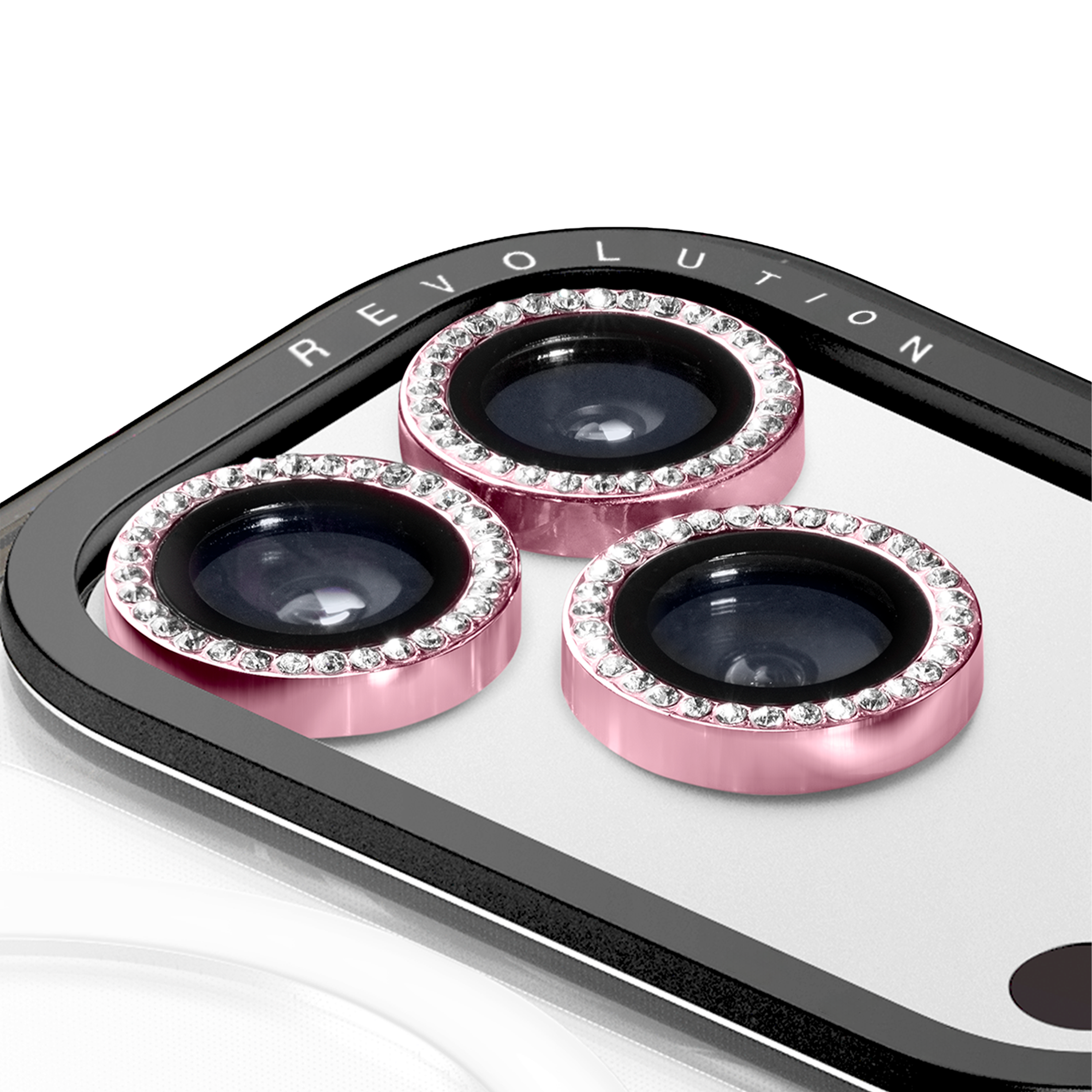 COPRI FOTOCAMERA GLITTER ROSA