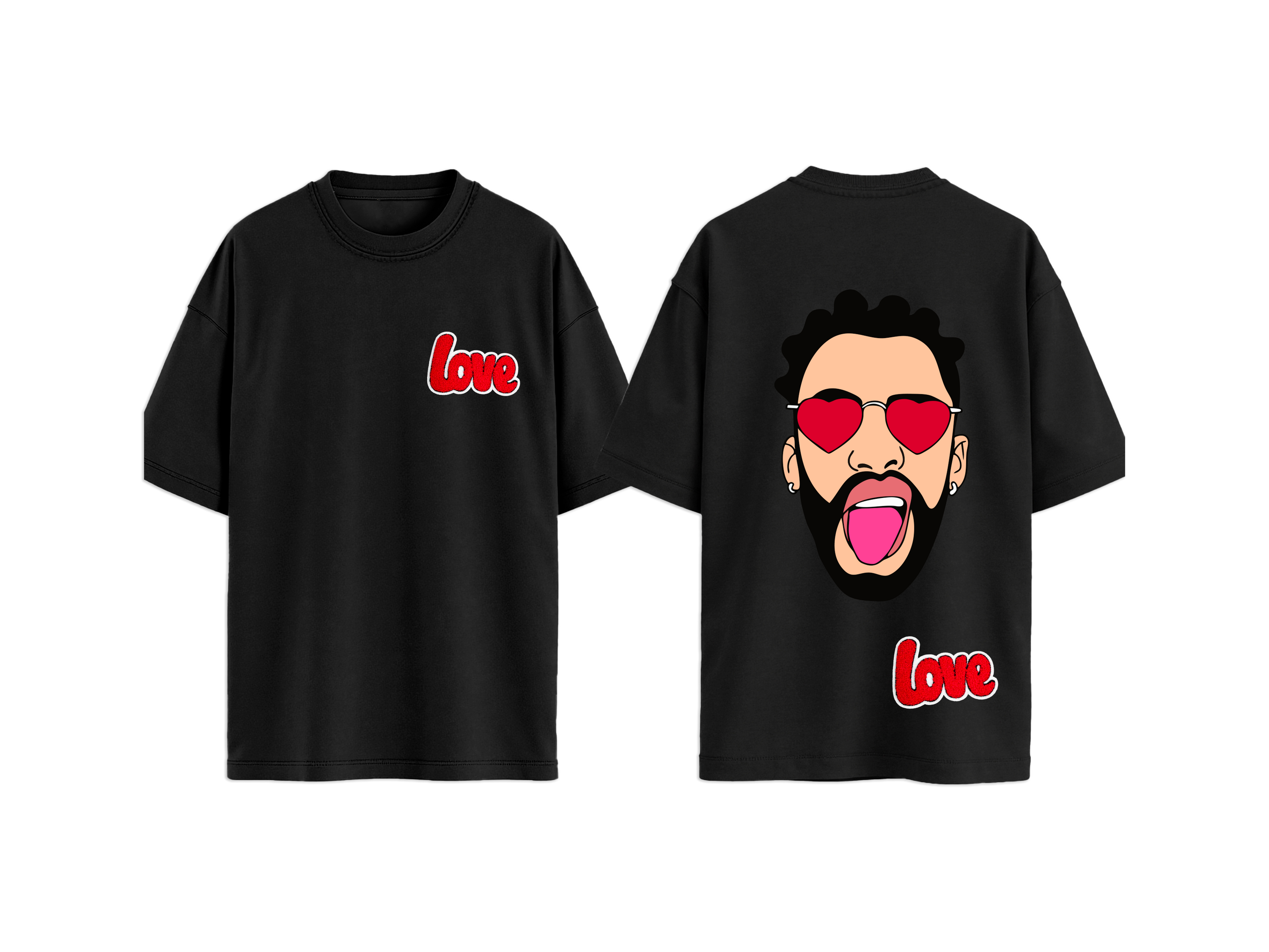 T-SHIRT BAD BUNNY LOVE
