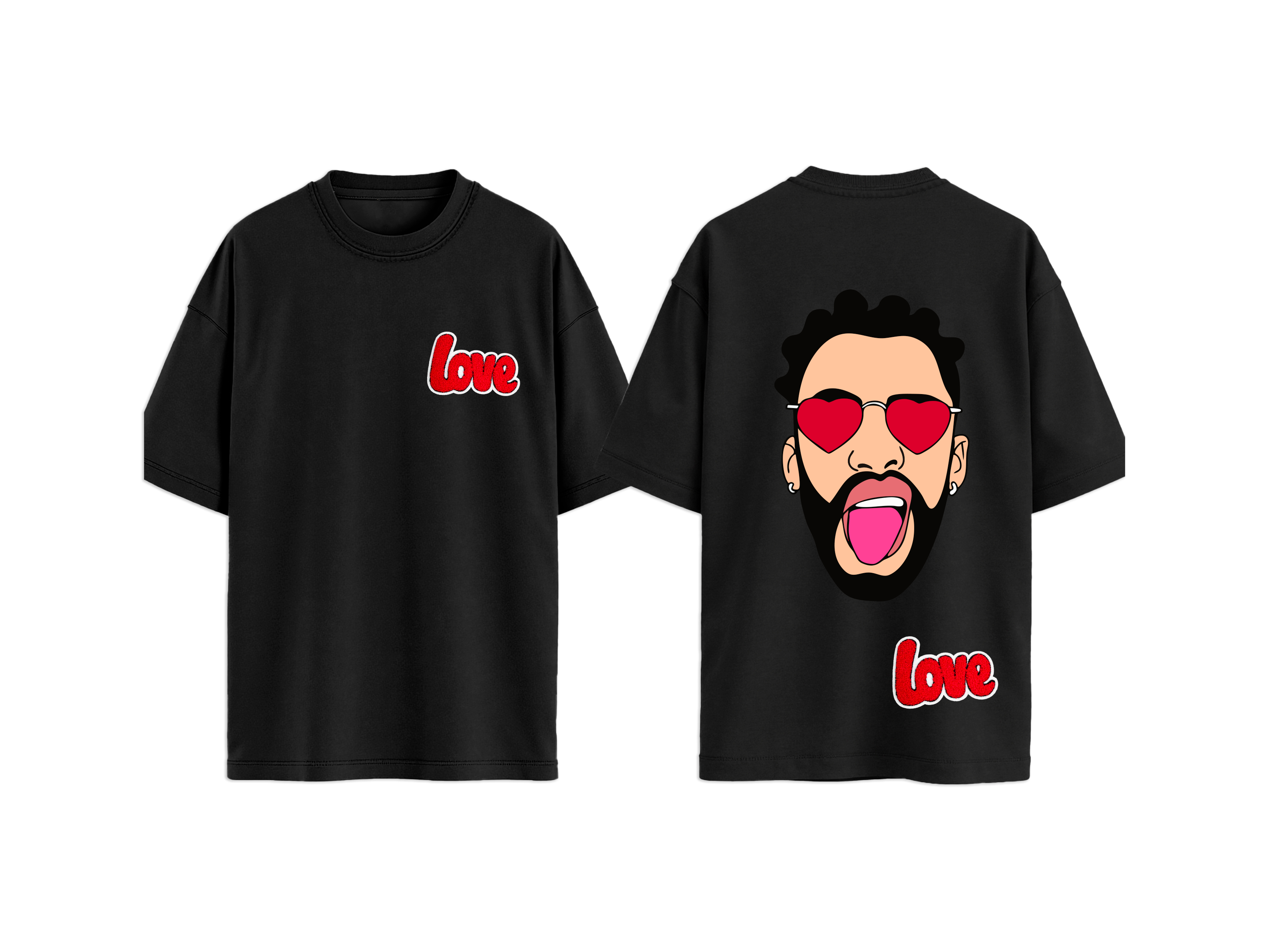 T-SHIRT BAD BUNNY LOVE