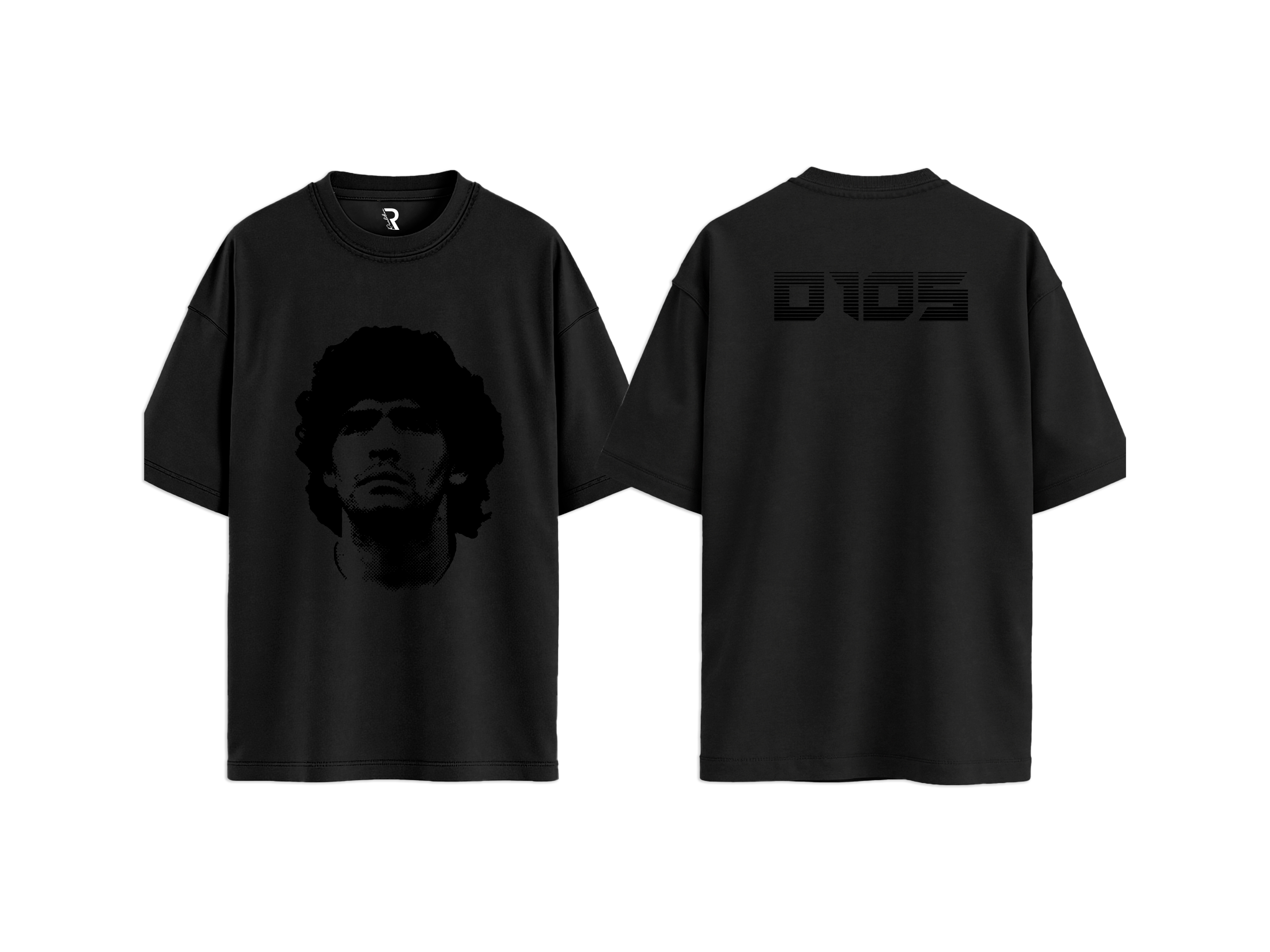 T-shirt DIEGO MARADONA BLACK
