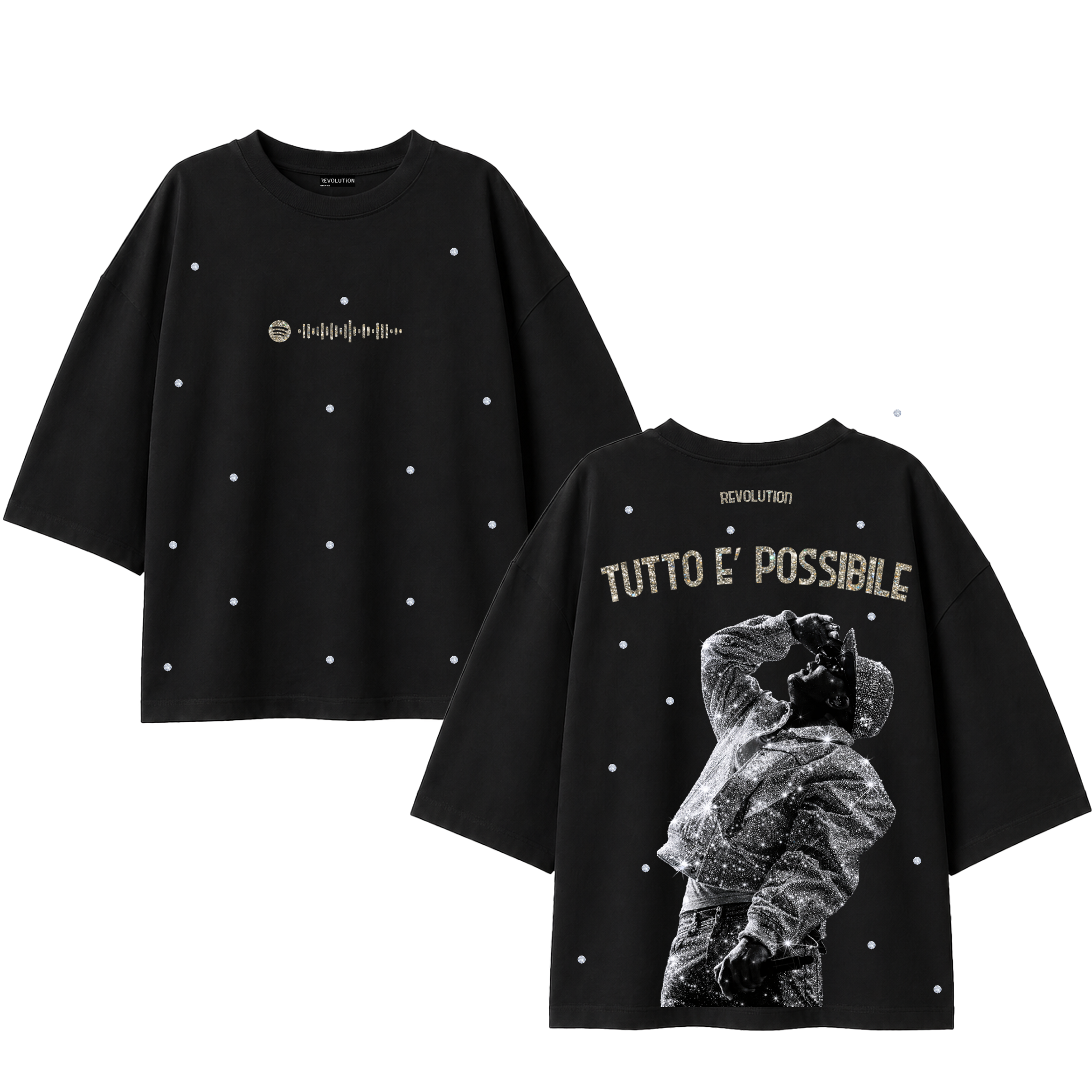 T-SHIRT OVER SIZE REVOLUTION TUTTO E&