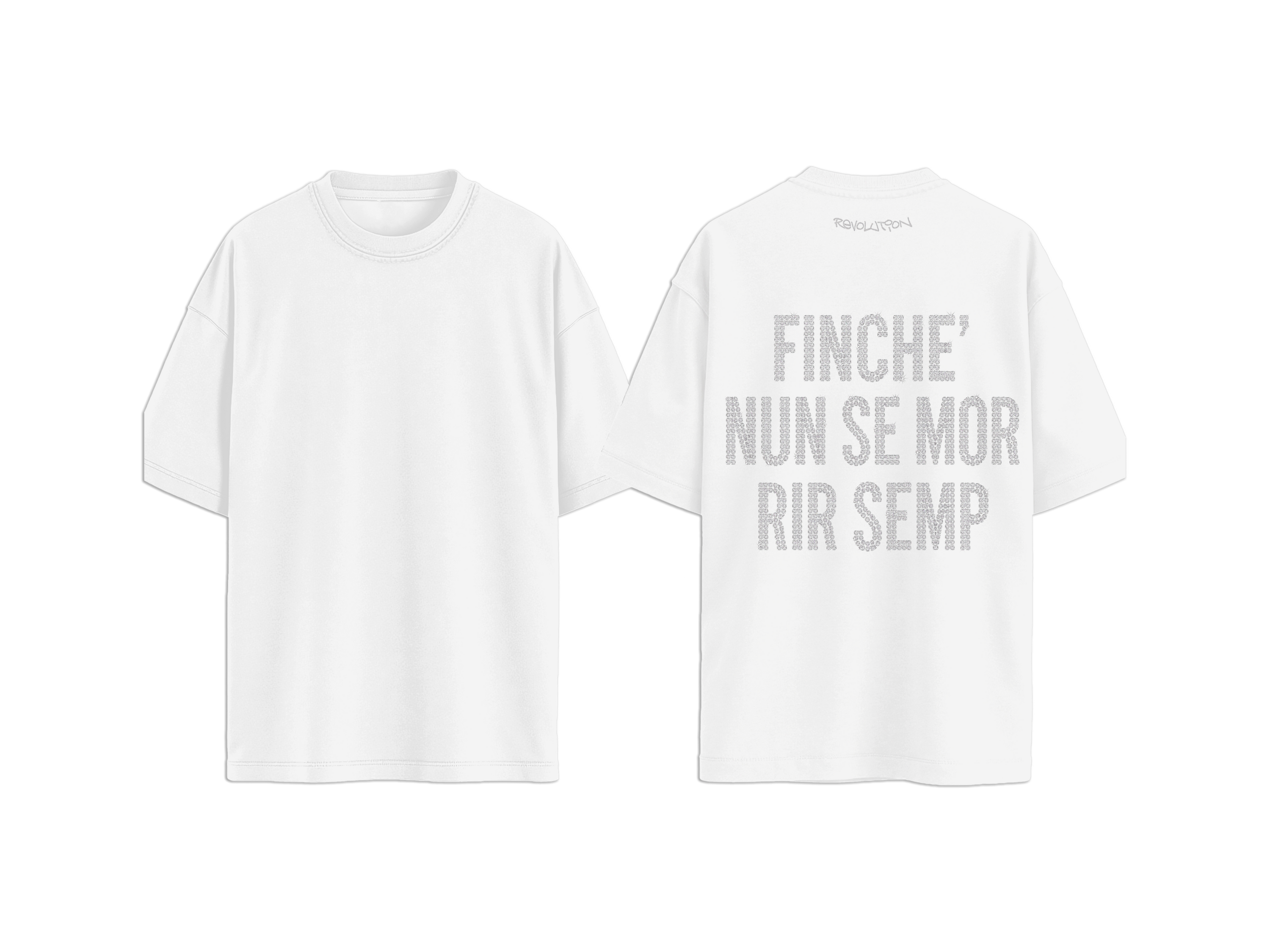 T-SHIRT REGULAR STRASS FINCHE&