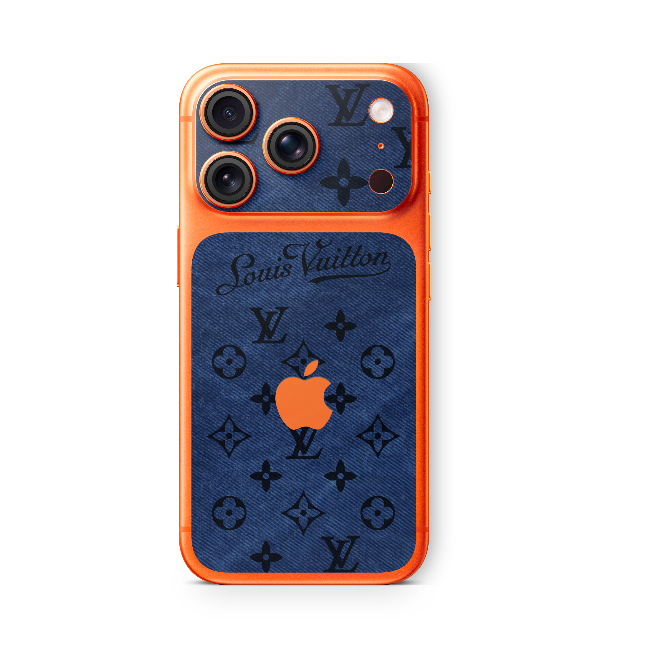 SKIN SOLO BACK BLU VELLUTO LV