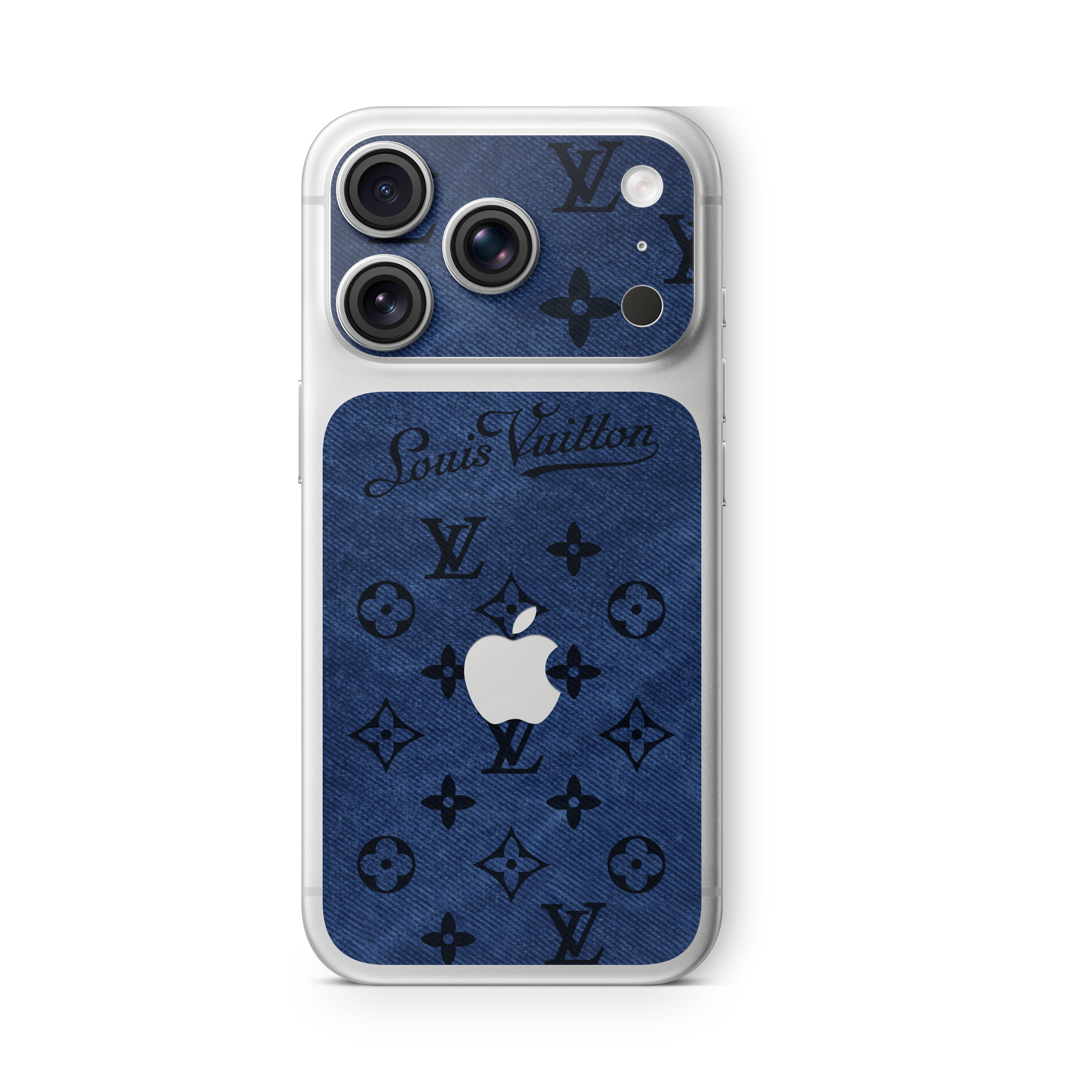 SKIN SOLO BACK BLU VELLUTO LV