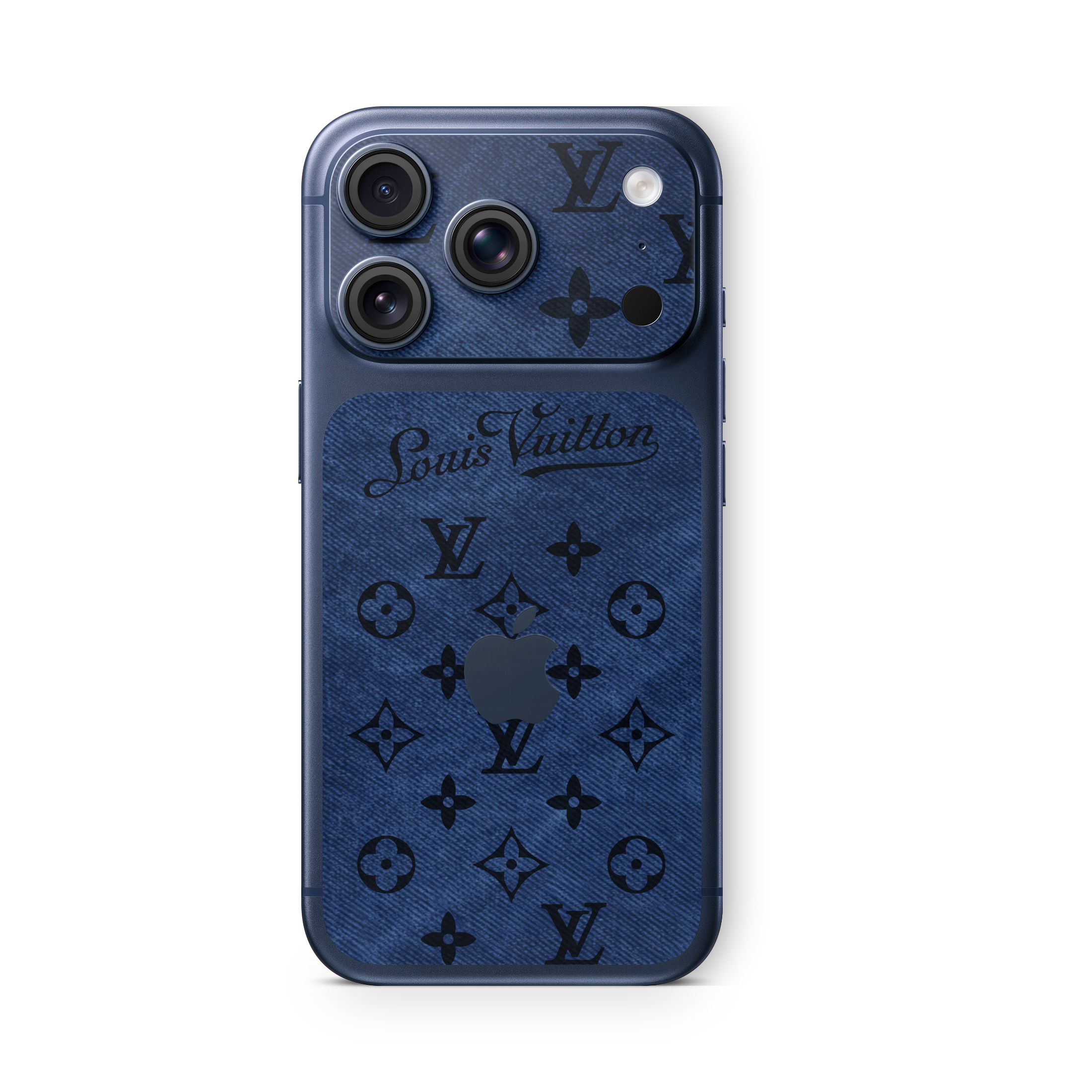 SKIN SOLO BACK BLU VELLUTO LV