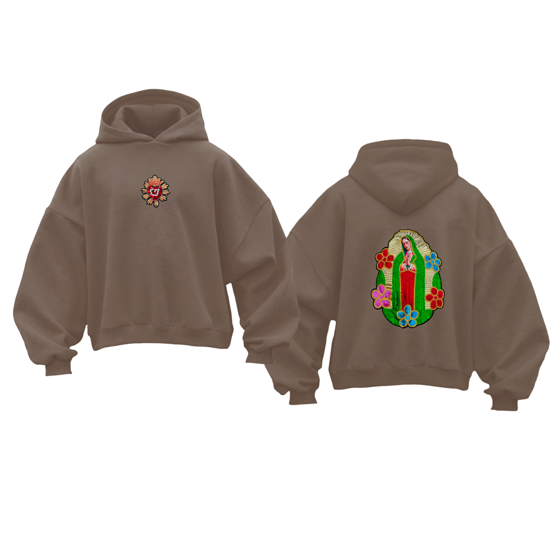 FELPA CORTA L. EDITION PATCH MADONNA GUADALUPE