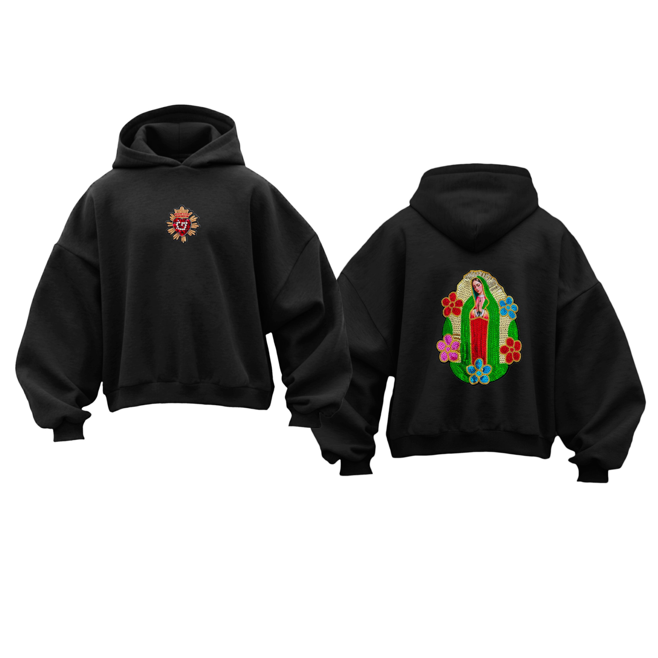 FELPA CORTA L. EDITION PATCH MADONNA GUADALUPE