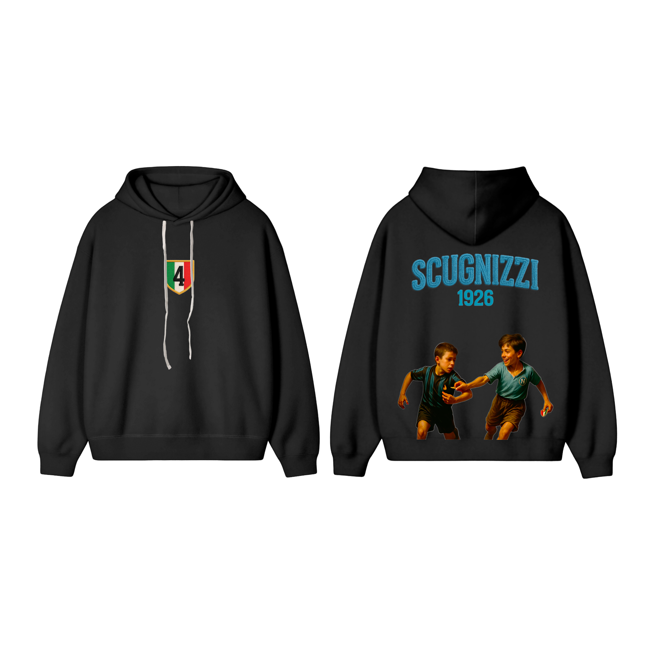 FELPA CROPPED OVERSIZE SCUGNIZZI BAMBINO