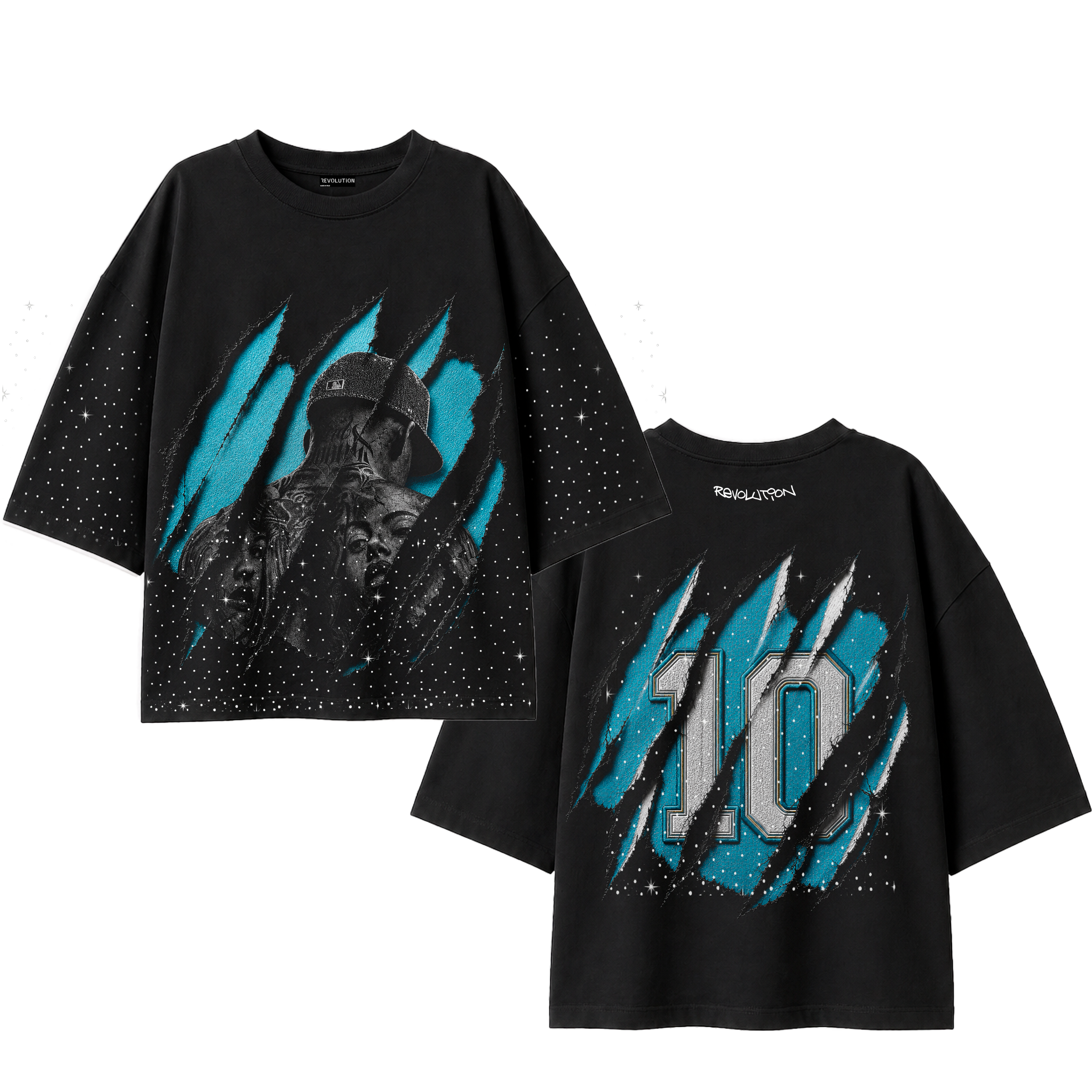 T-SHIRT SUPER OVER SIZE GEOLIER 10 LIMITED EDITION
