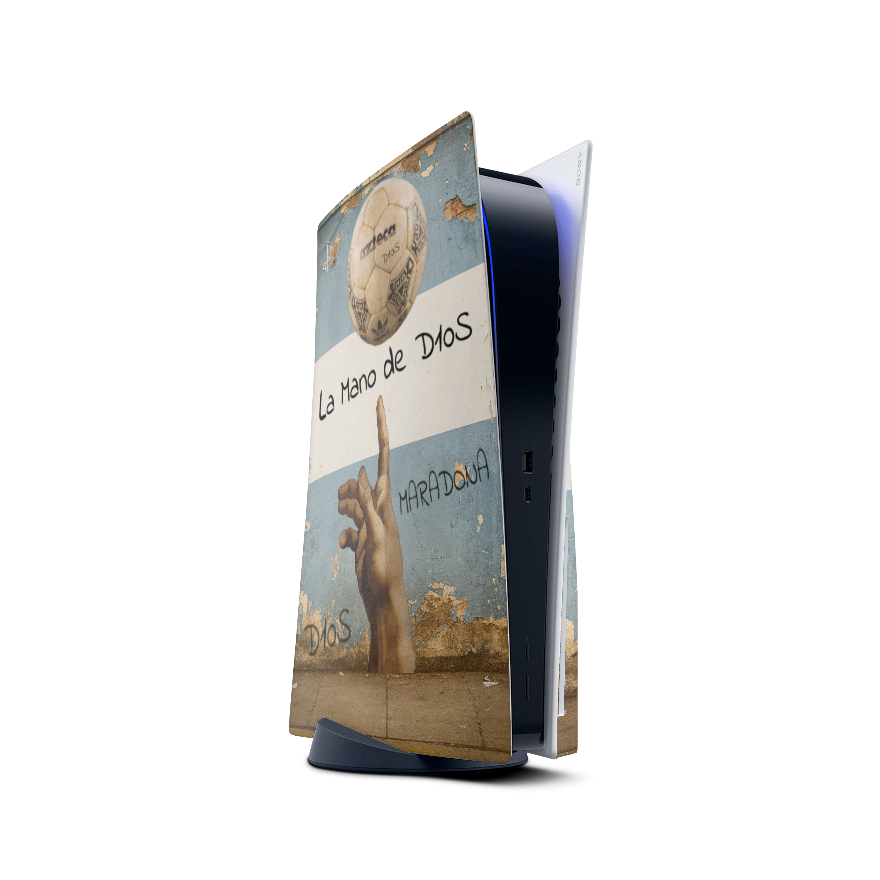 SKIN PLAYSTATION LA MANO DE D10S