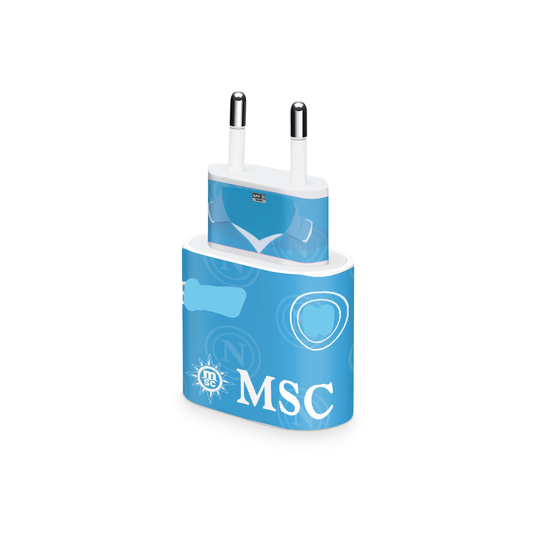 SKIN SPINA APPLE MAGLIA AZZURRA NAPOLI 2025