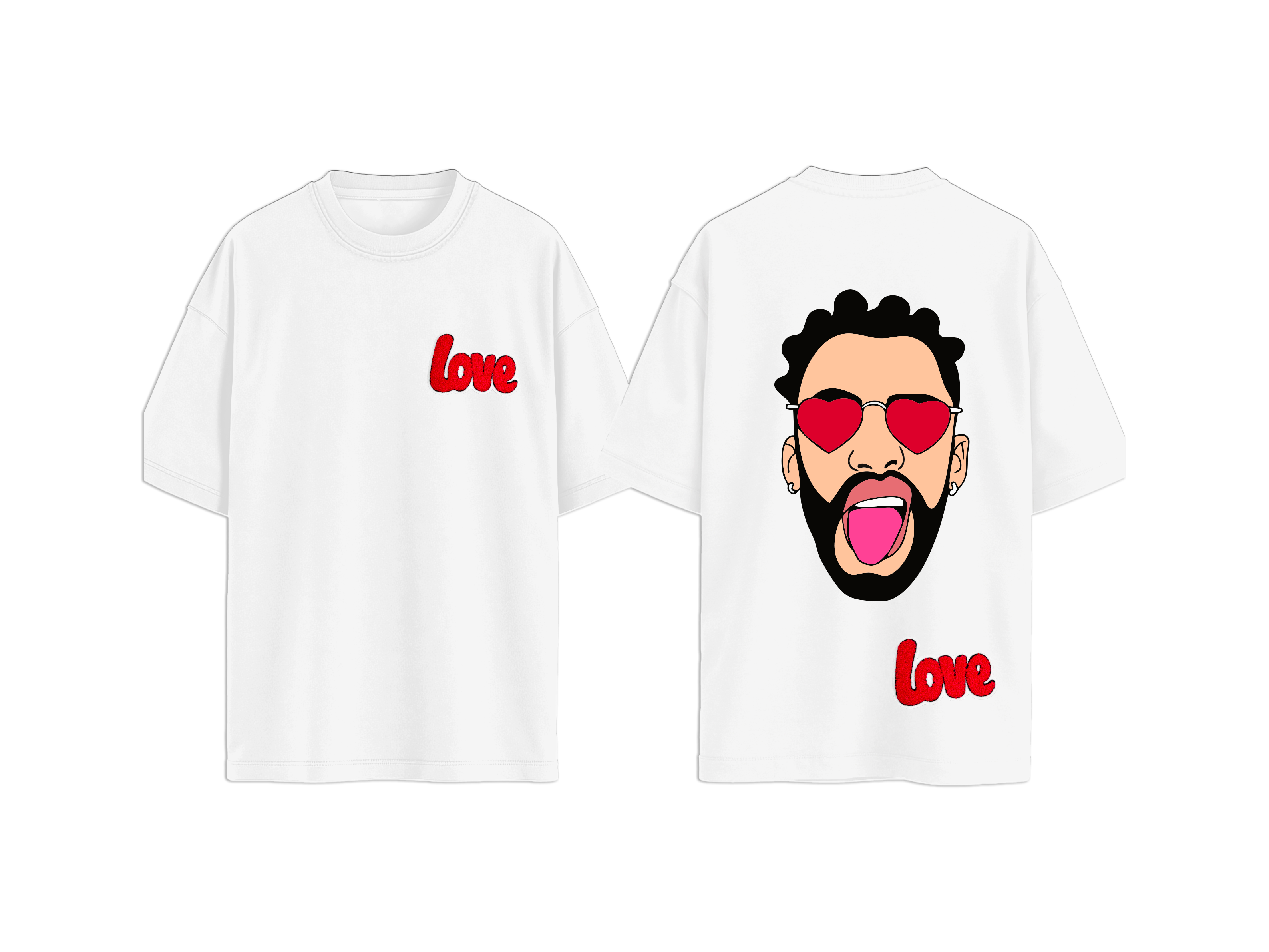 T-SHIRT BAD BUNNY LOVE