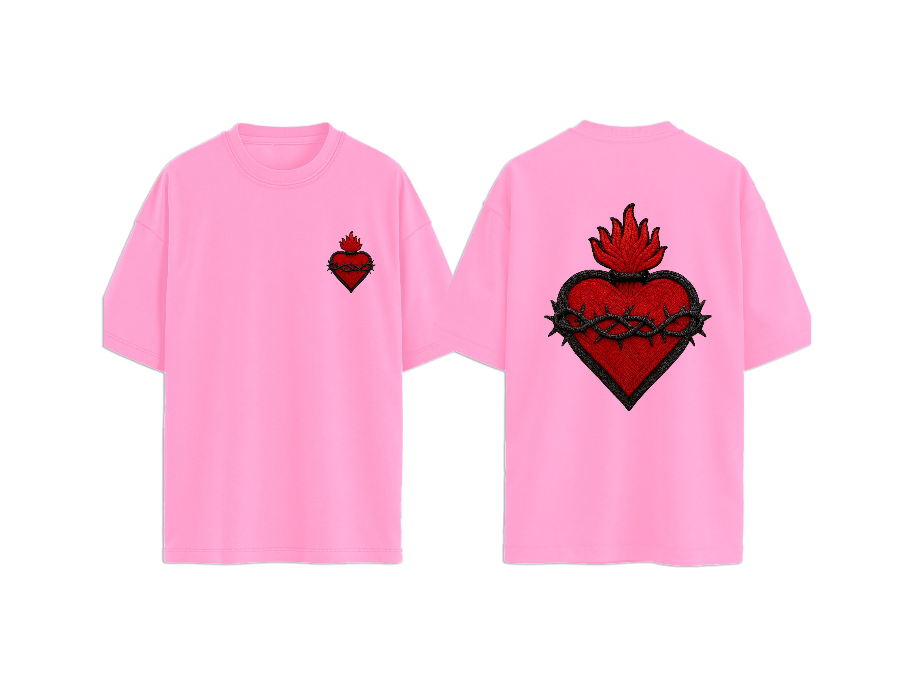T-SHIRT CUORE SACRO