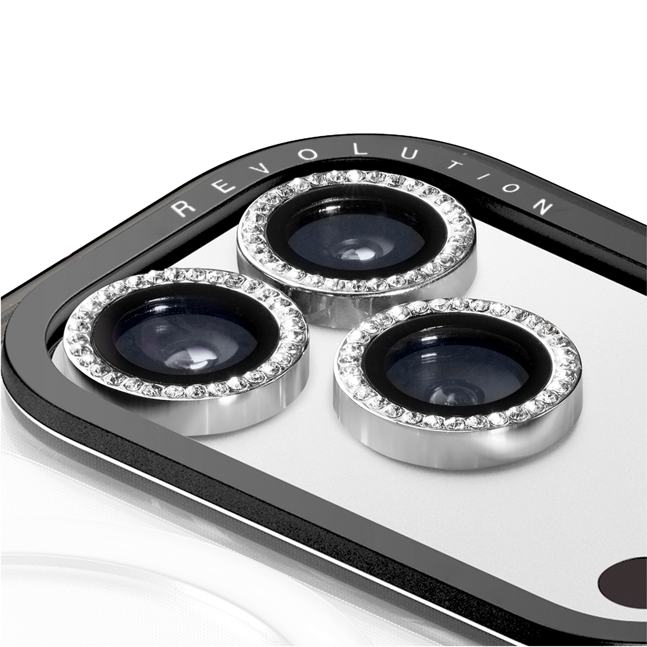 COPRI FOTOCAMERA GLITTER SILVER