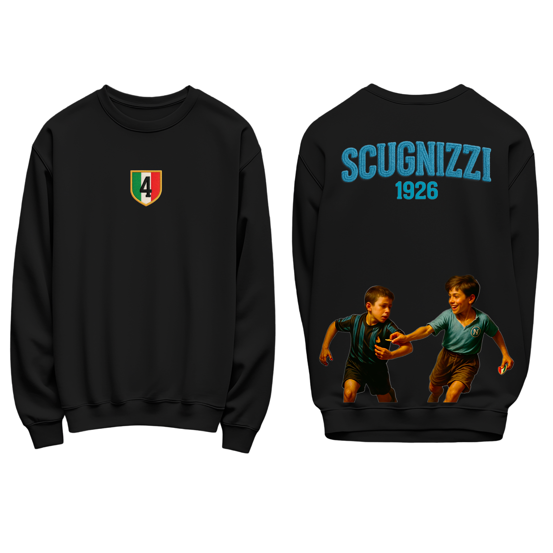 FELPA REGOLARE SCUGNIZZI BAMBINI