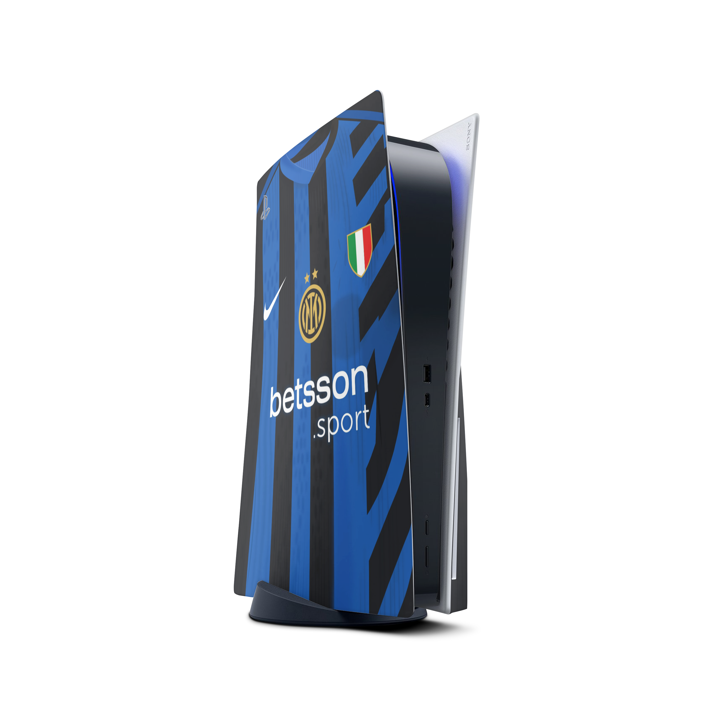 SKIN PLAYSTATION 5  MAGLIA  NEROAZZURRO