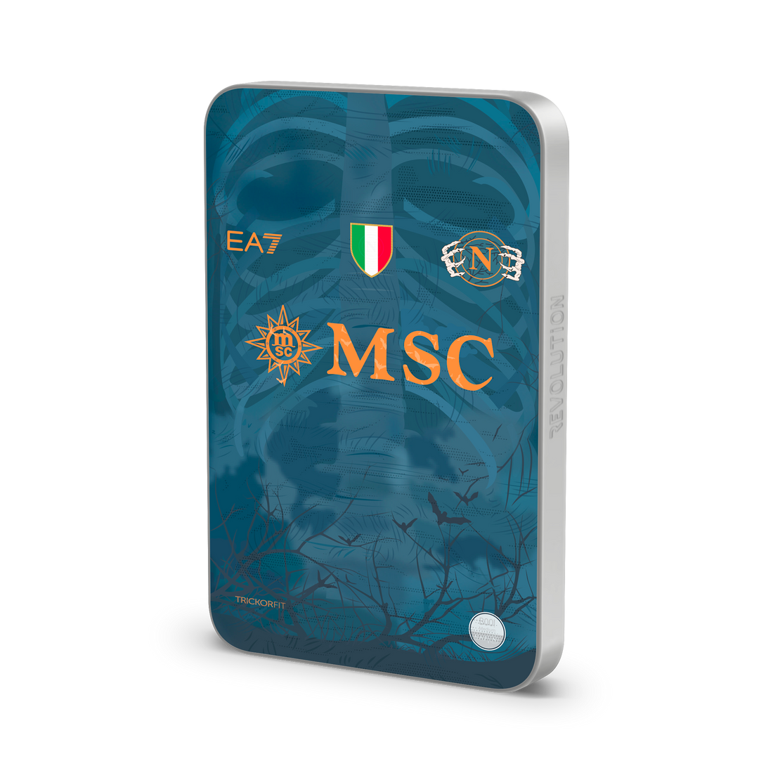 POWER BANK SILVER  NAPOLI HALLOWEEN