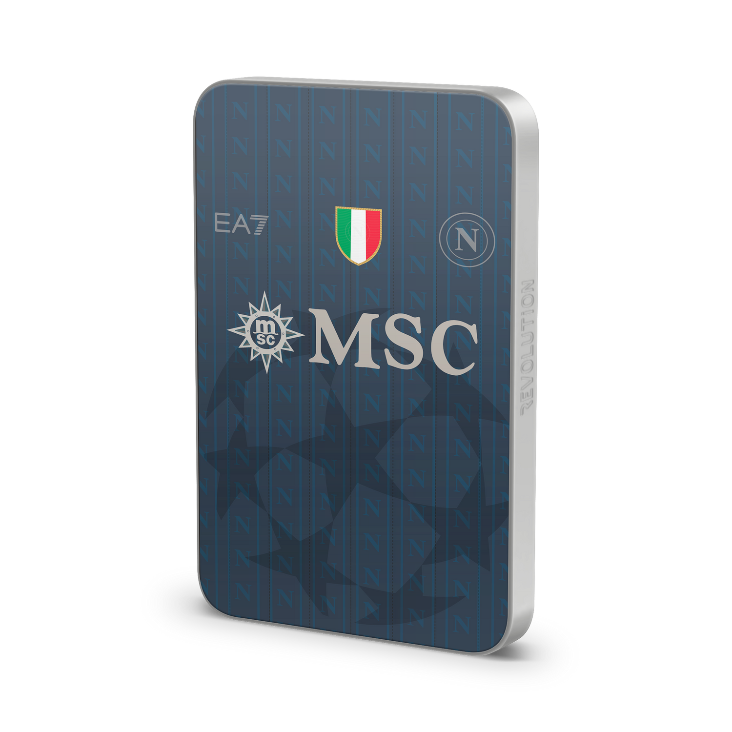 POWER BANK SILVER  NAPOLI CHAMPIONS