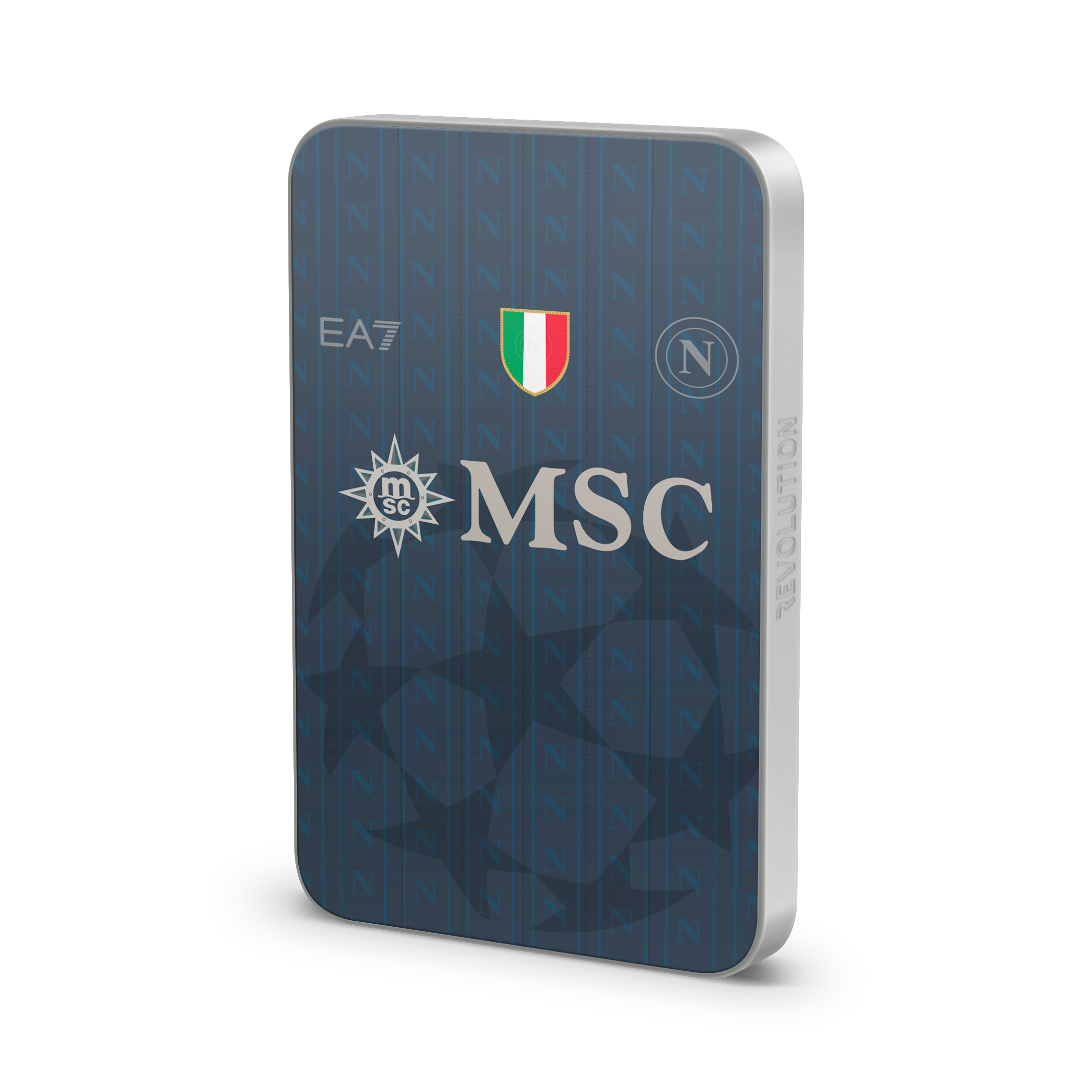 POWER BANK SILVER  NAPOLI CHAMPIONS