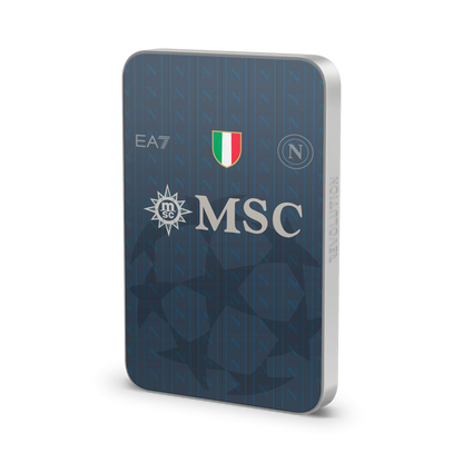 POWER BANK SILVER  NAPOLI CHAMPIONS