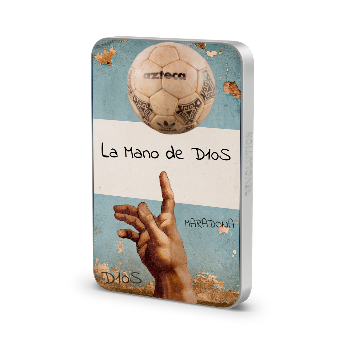 POWER BANK SILVER  LA MANO DE D10S
