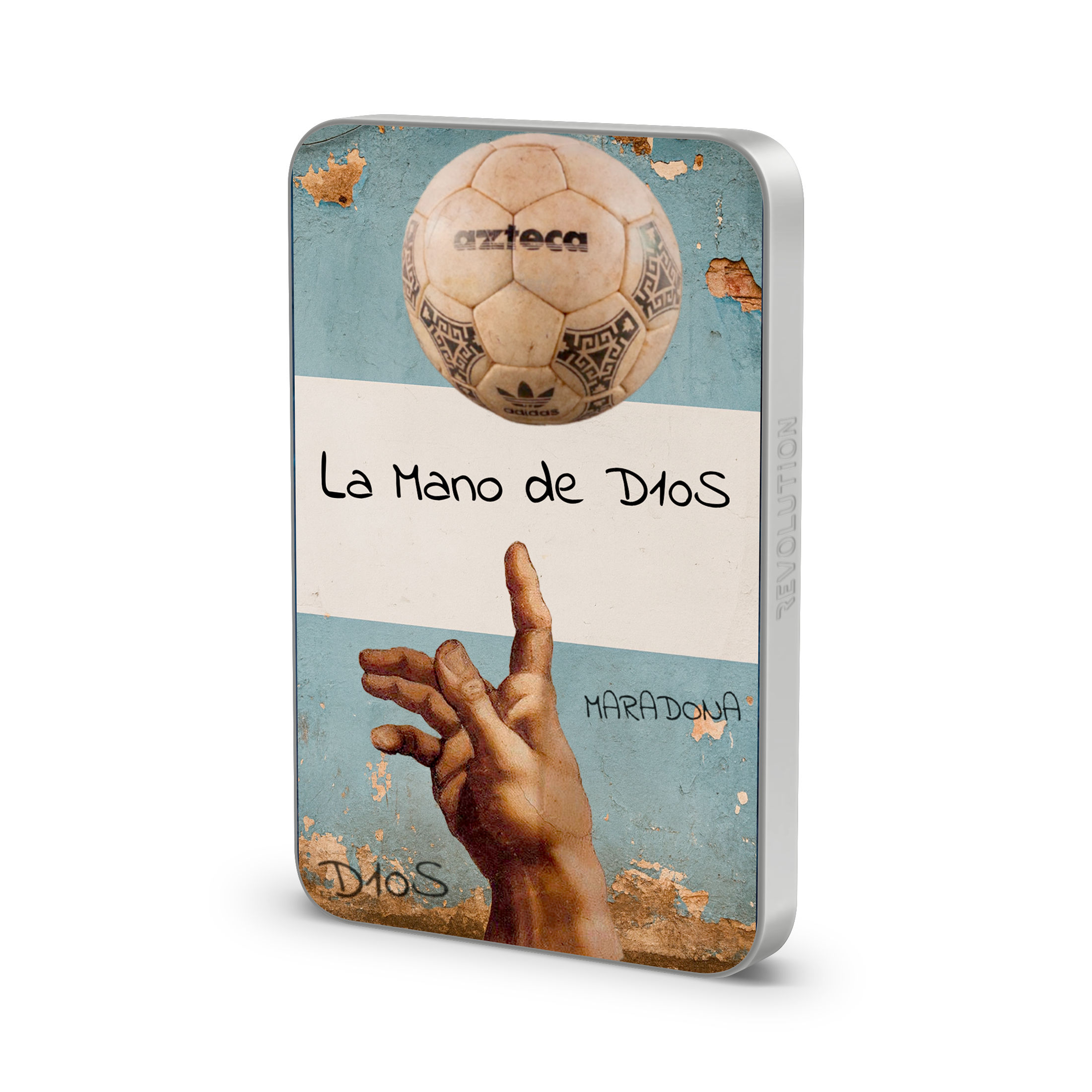 POWER BANK SILVER  LA MANO DE D10S