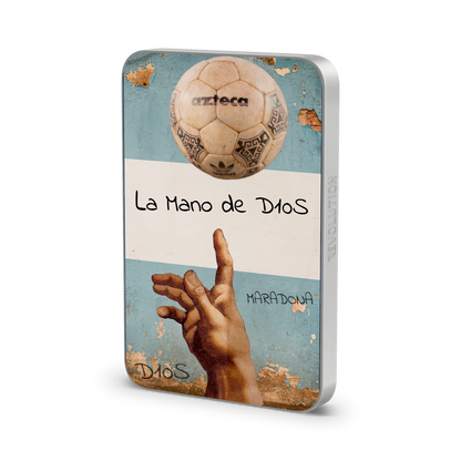 POWER BANK SILVER  LA MANO DE D10S