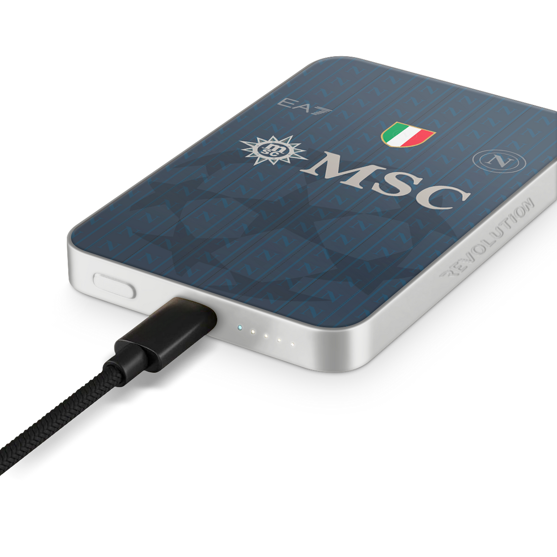 POWER BANK SILVER  NAPOLI CHAMPIONS