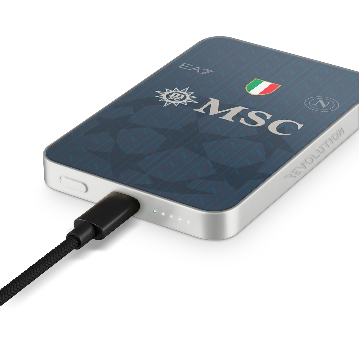 POWER BANK SILVER  NAPOLI CHAMPIONS