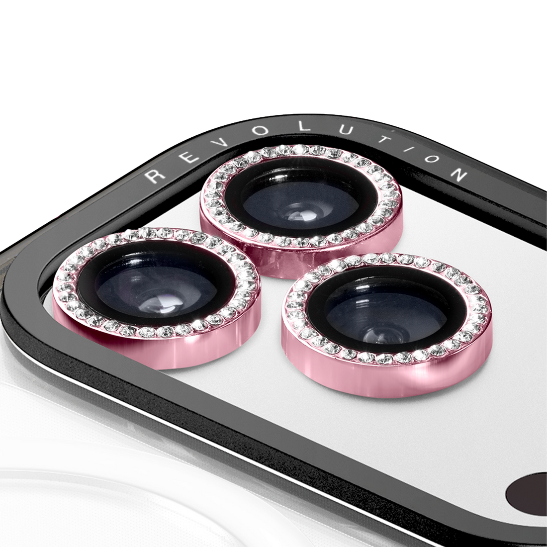 COPRI FOTOCAMERA GLITTER ROSA