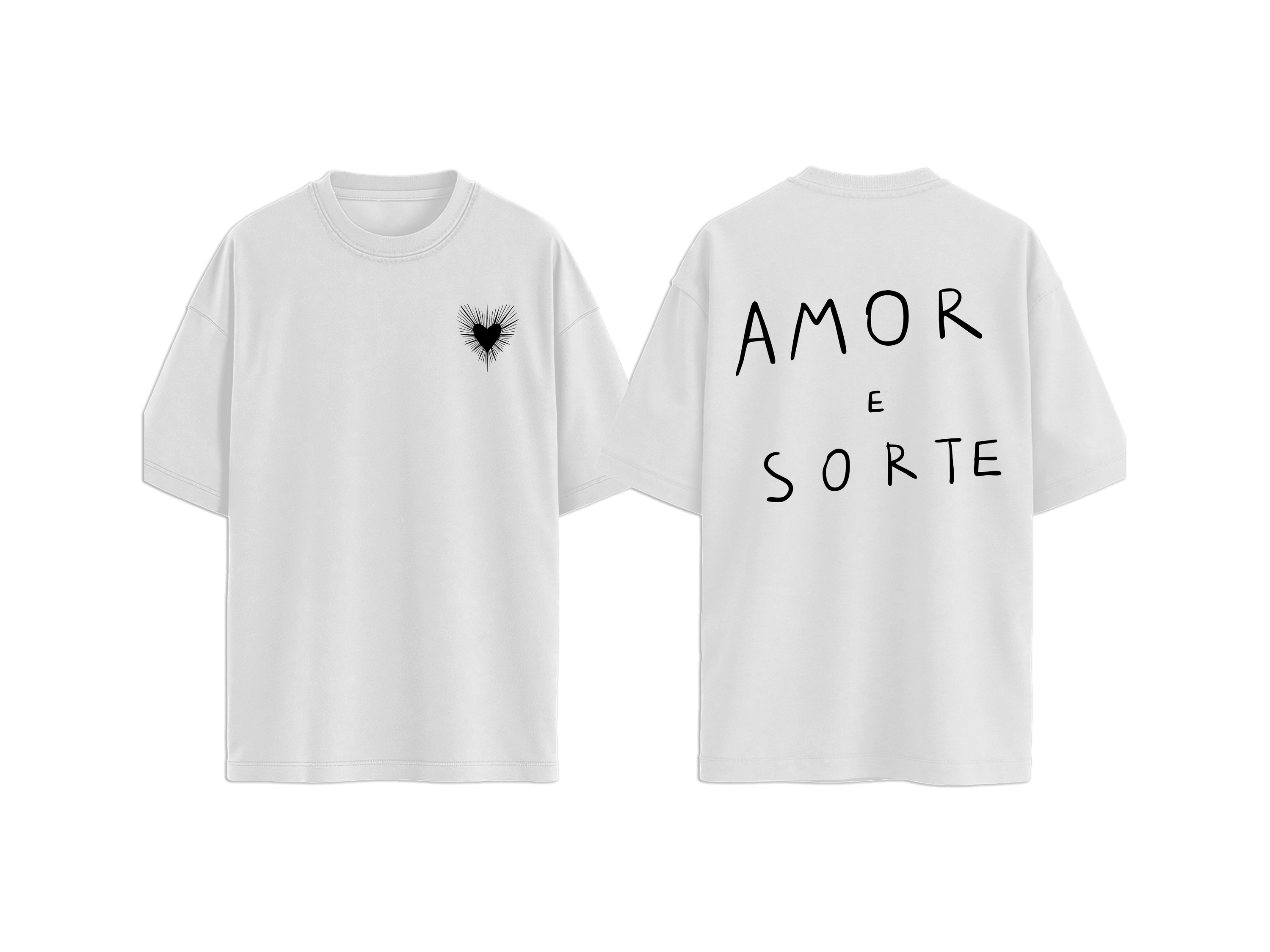 T-shirt  AMMOR E SORTE