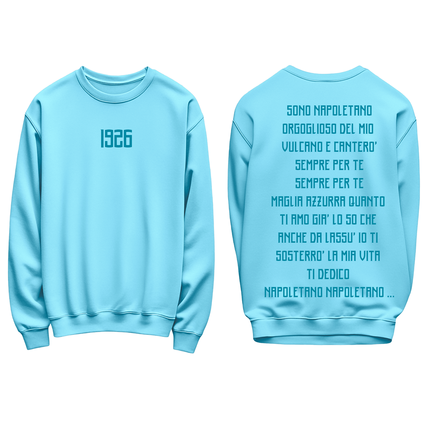 FELPA REGOLARE SONO NAPOLETANO