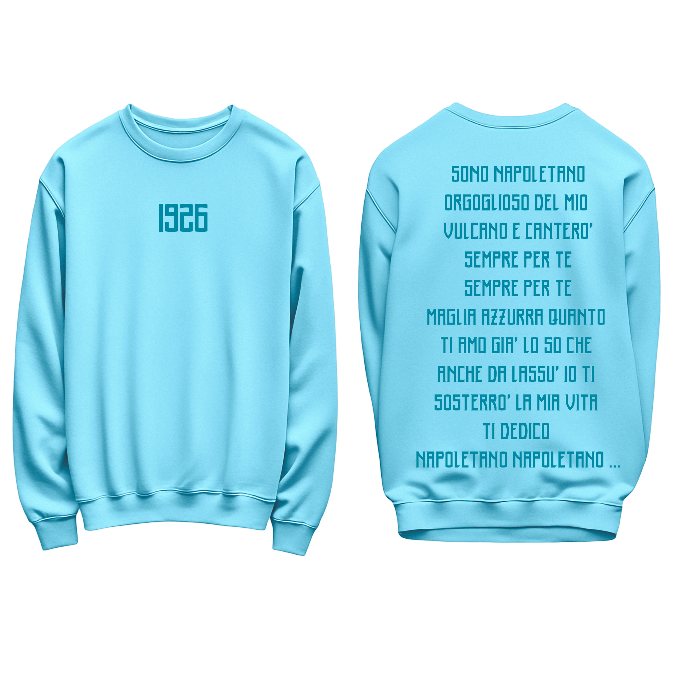 FELPA REGOLARE SONO NAPOLETANO