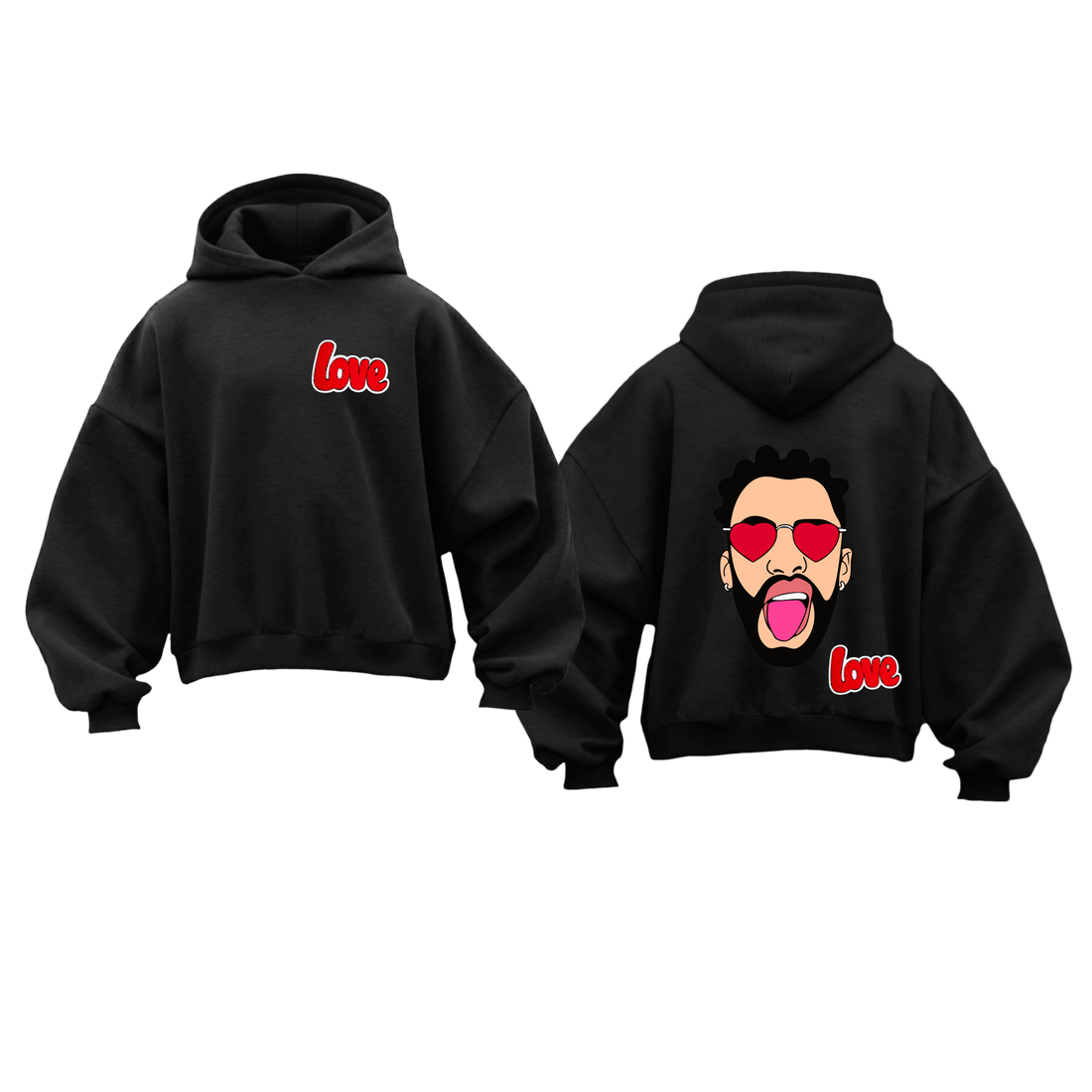 FELPA CORTA LIMITED EDITION  BAD BUNNY LOVE