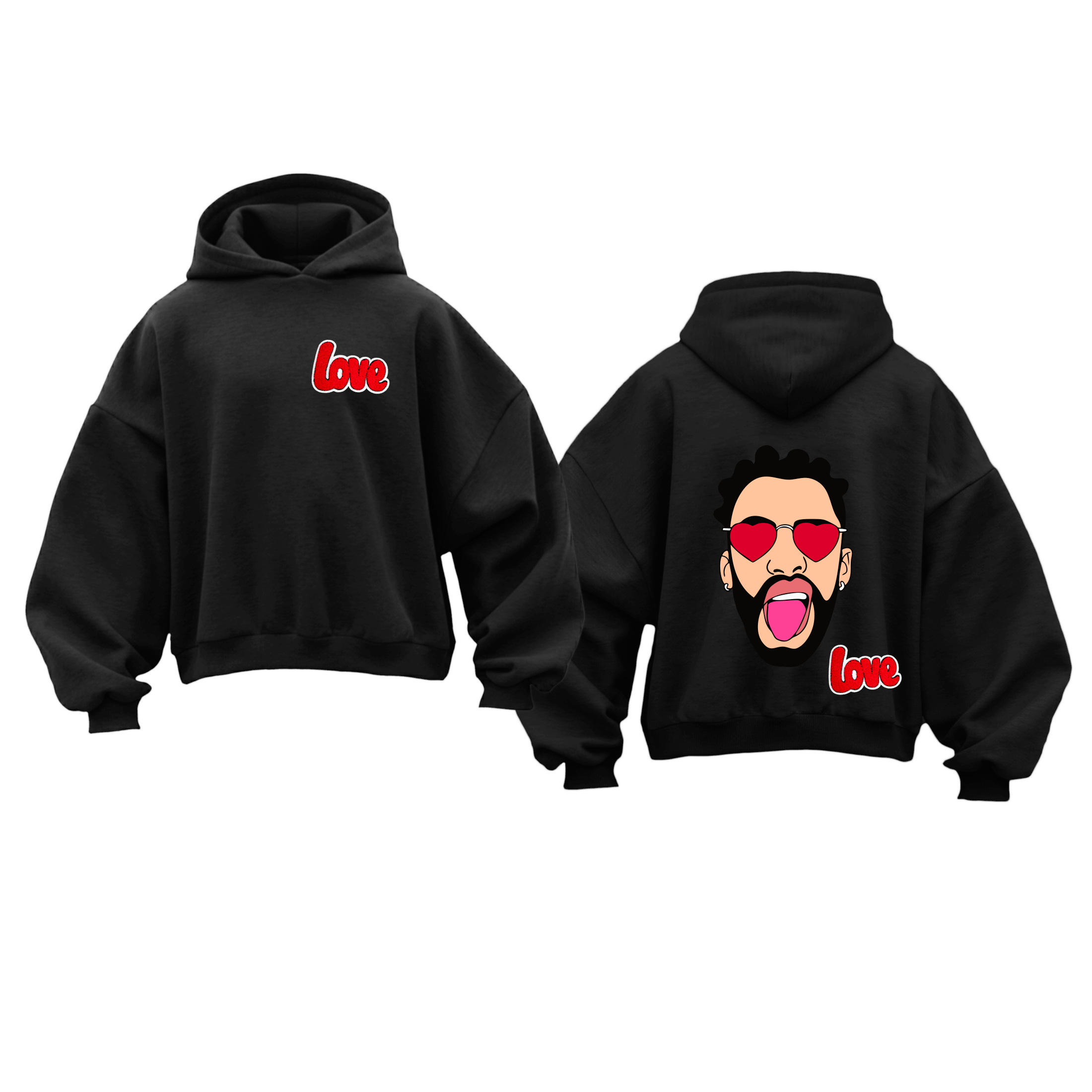 FELPA CORTA LIMITED EDITION  BAD BUNNY LOVE