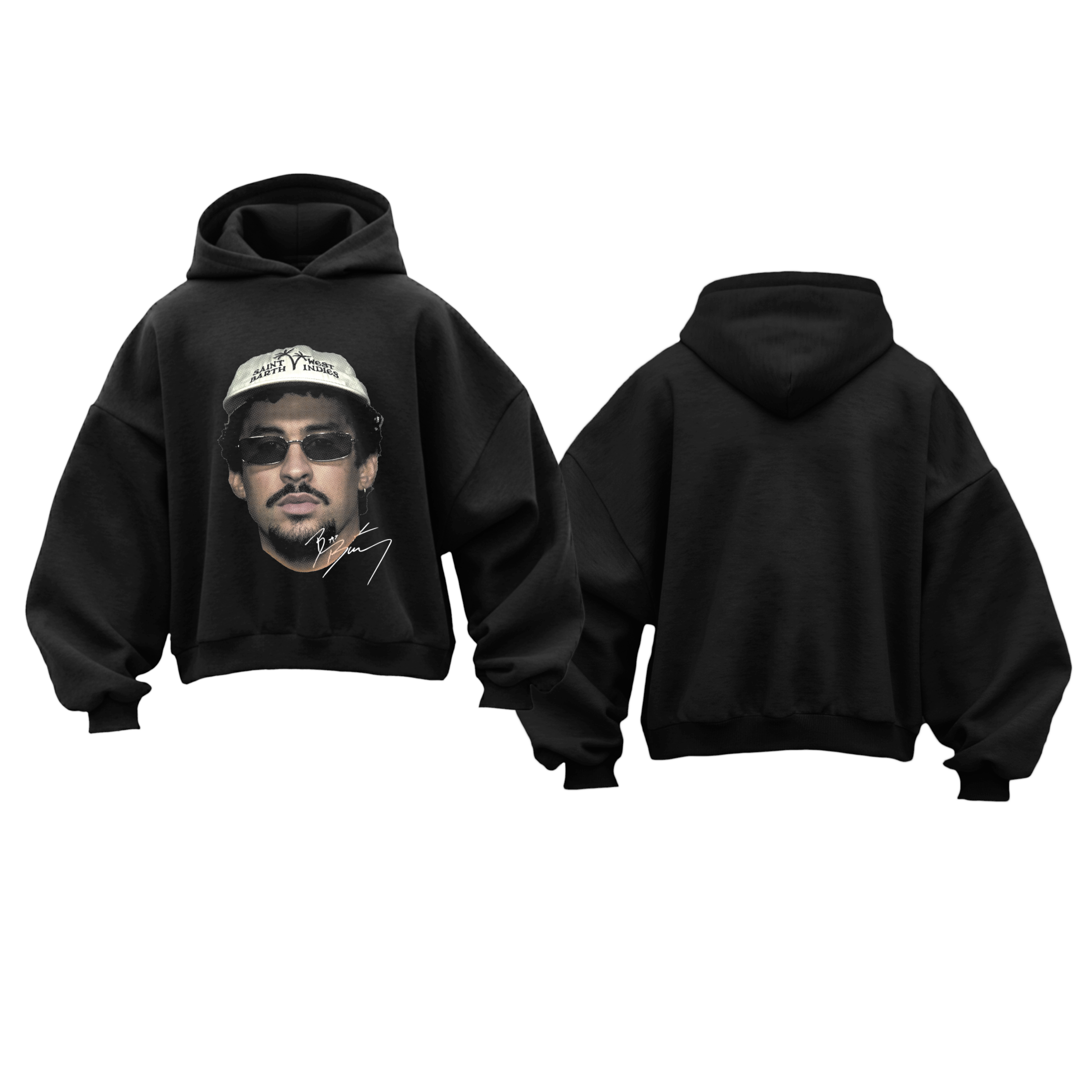 FELPA CORTA LIMITED EDITION  BAD BUNNY LOOK