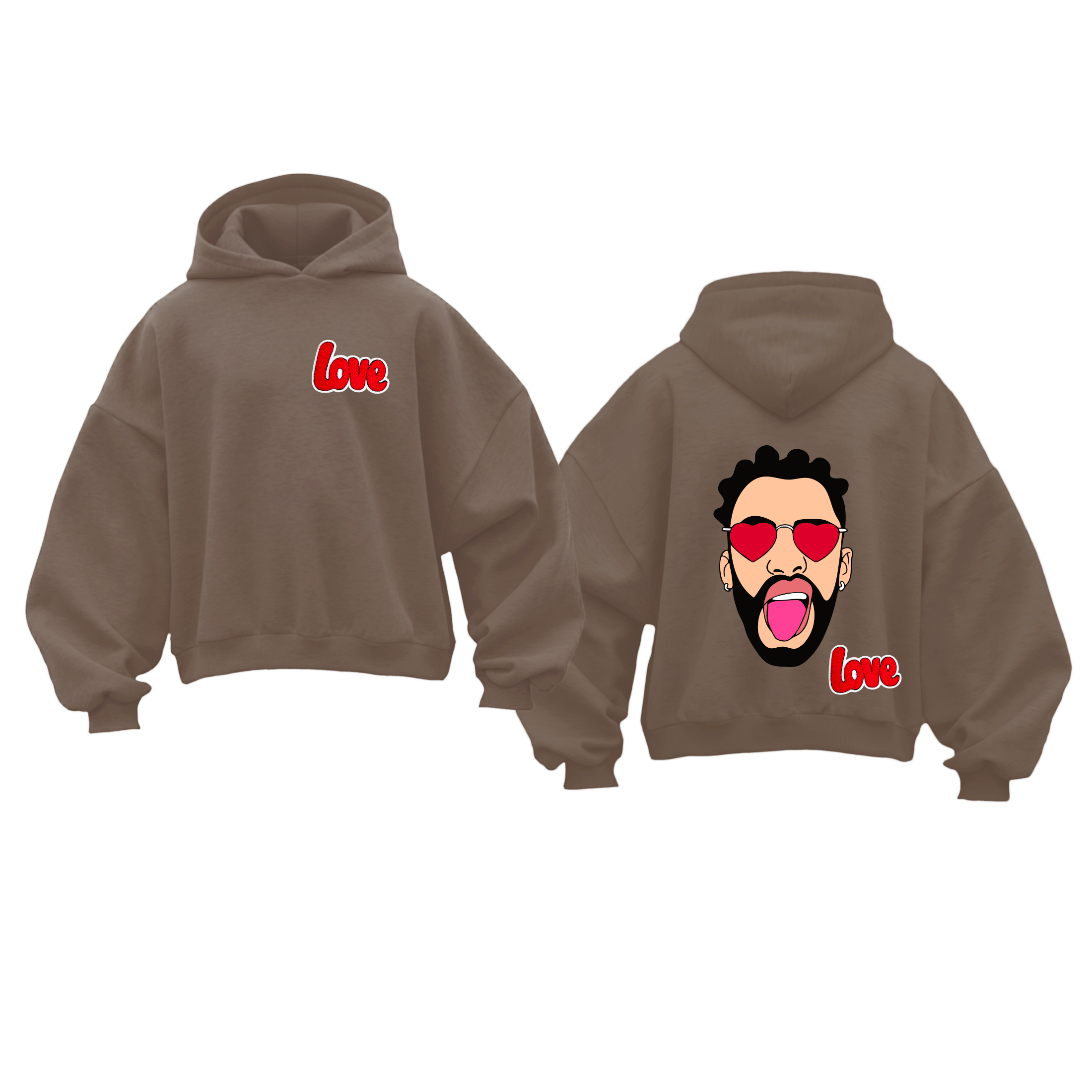 FELPA CORTA LIMITED EDITION  BAD BUNNY LOVE