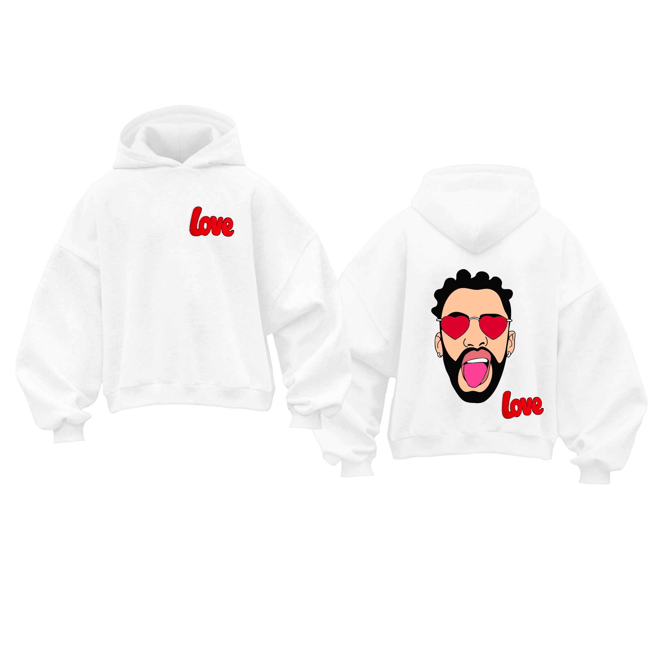 FELPA CORTA LIMITED EDITION  BAD BUNNY LOVE