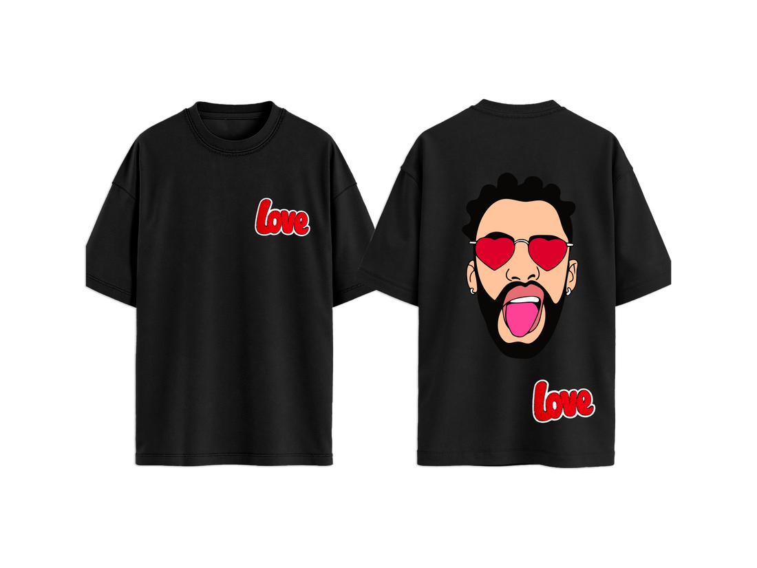T-SHIRT  BAD BUNNY LOVE
