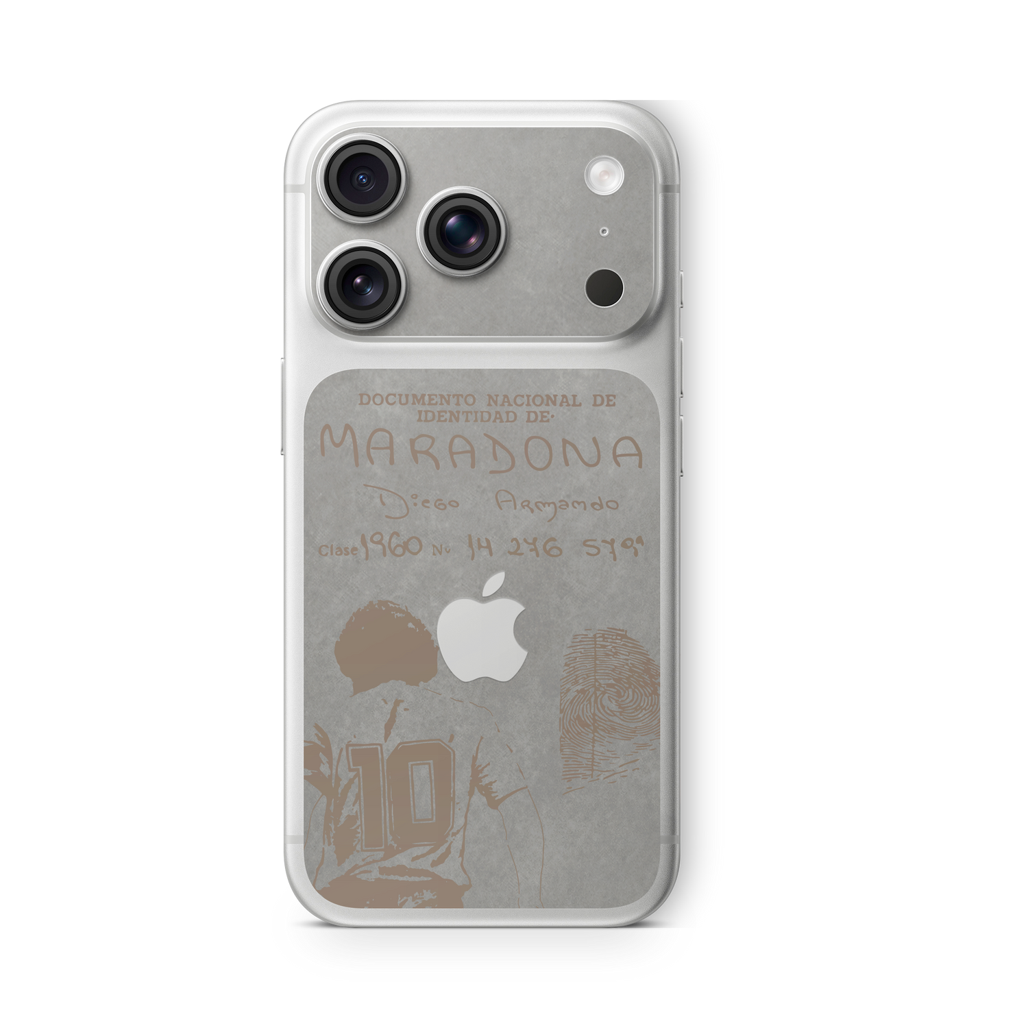 SKIN SOLO BACK SILVER VELLUTO DOCUMENTO DIEGO
