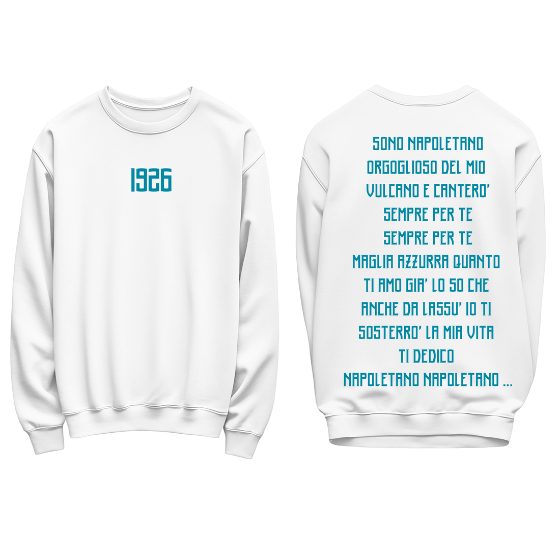 FELPA REGOLARE SONO NAPOLETANO