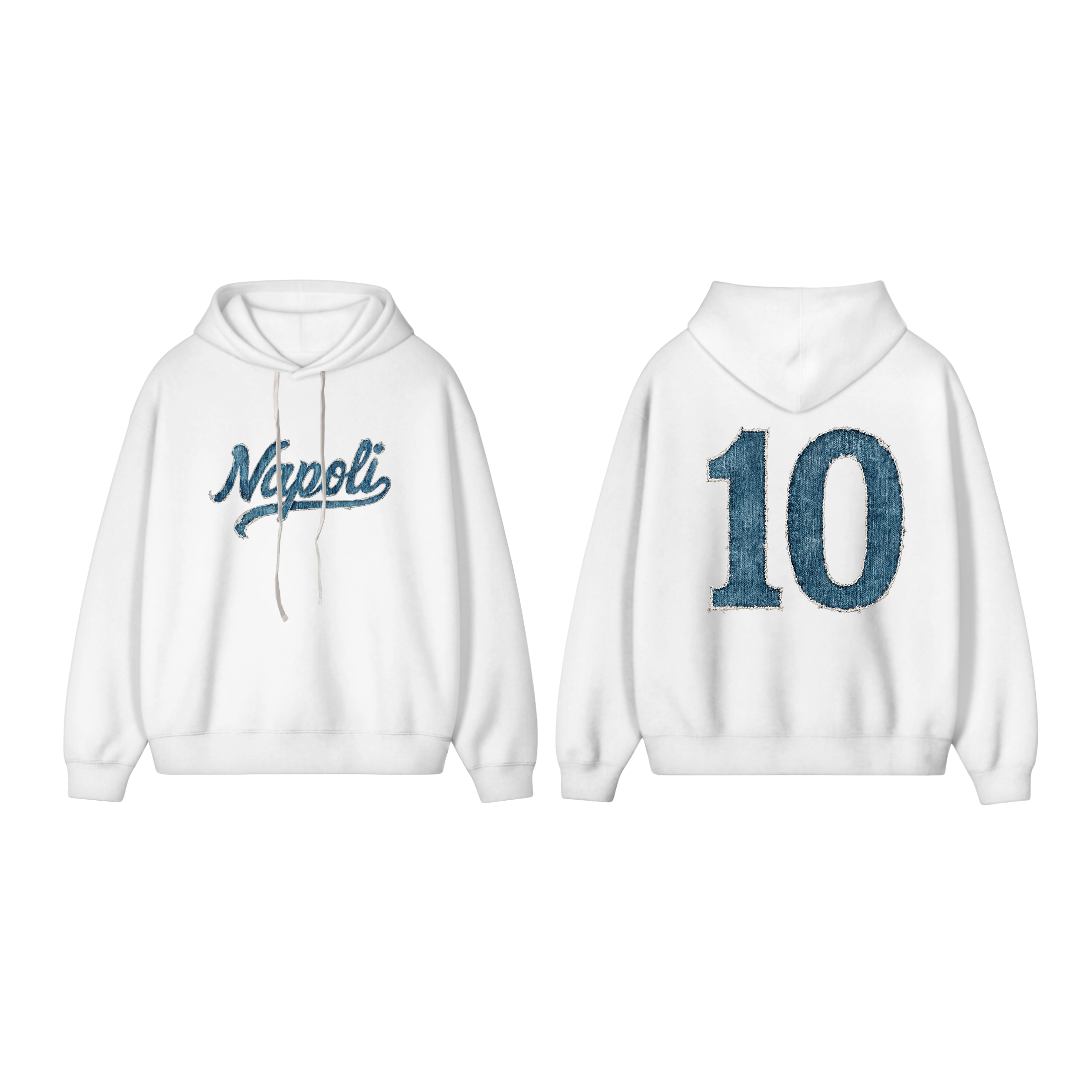 FELPA CROPPED OVERSIZE NAPOLI 10 JEANS
