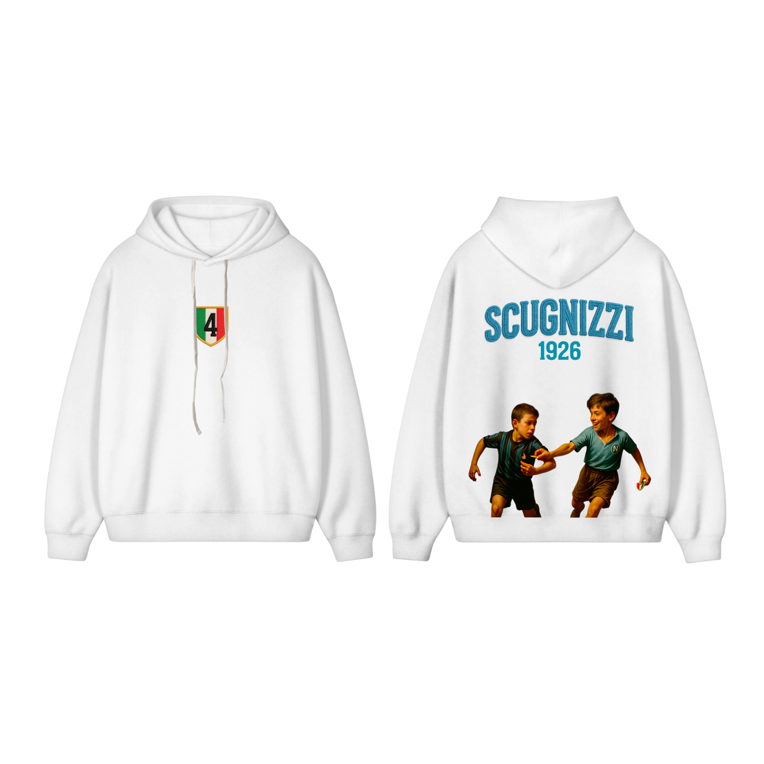 FELPA CROPPED OVERSIZE SCUGNIZZI BAMBINO