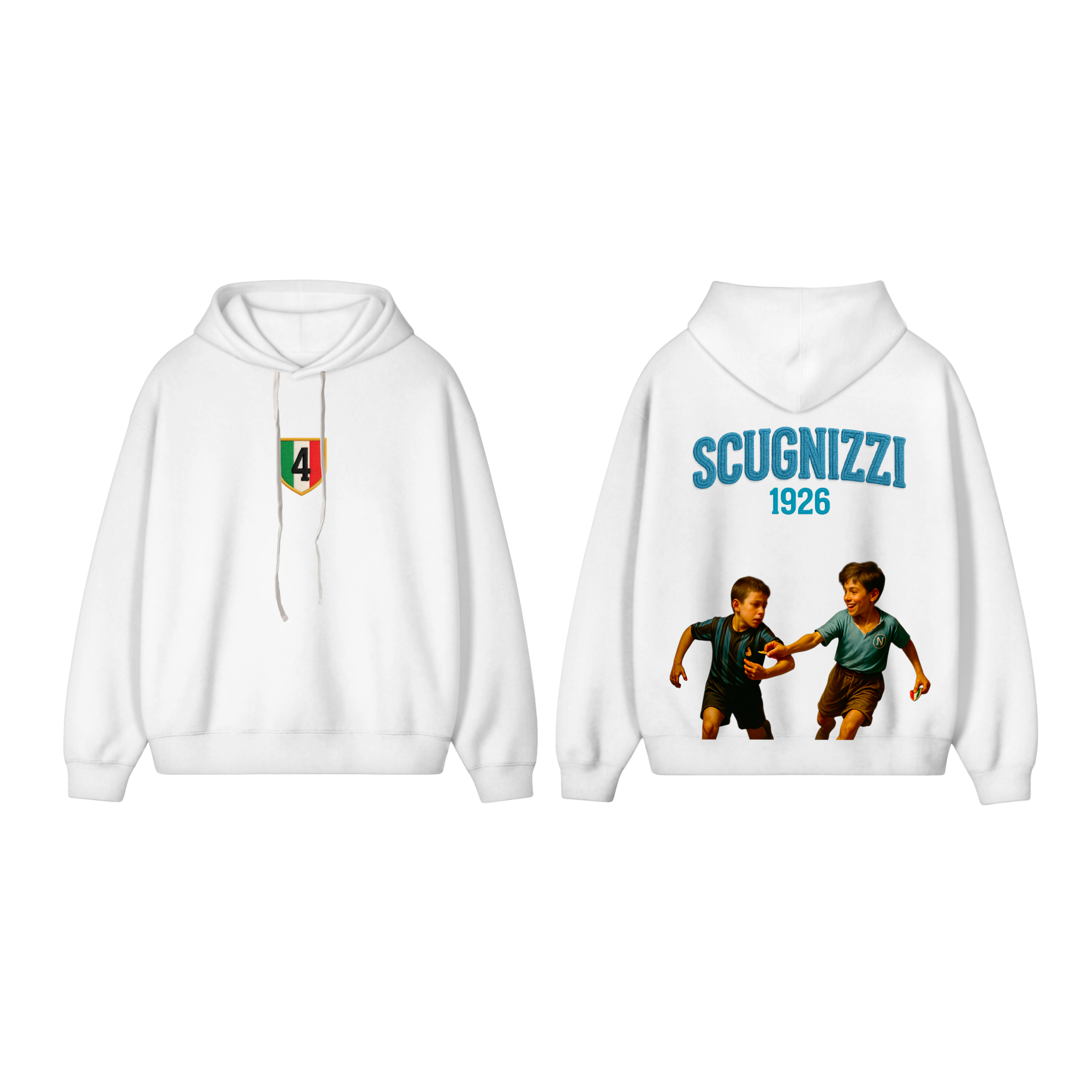 FELPA CROPPED OVERSIZE SCUGNIZZI BAMBINO