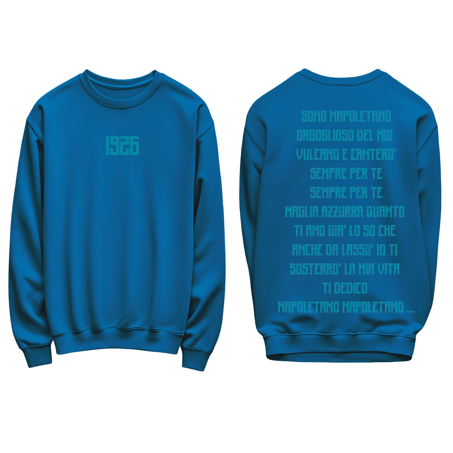 FELPA REGOLARE SONO NAPOLETANO