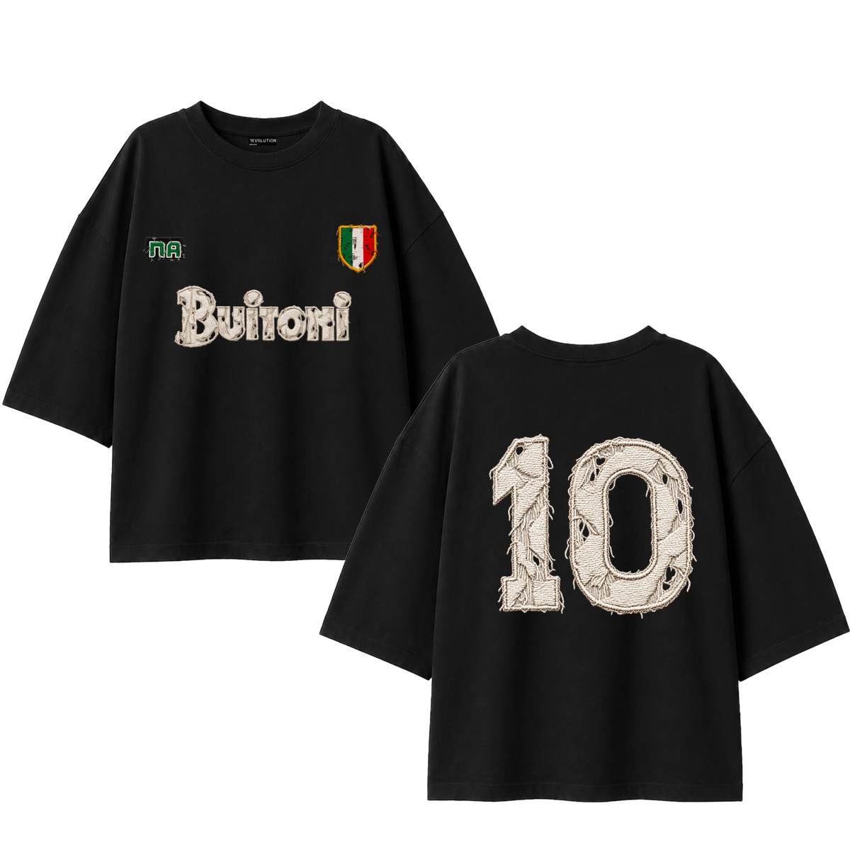 T-SHIRT SUPER OVER SIZE BUITONI NEW