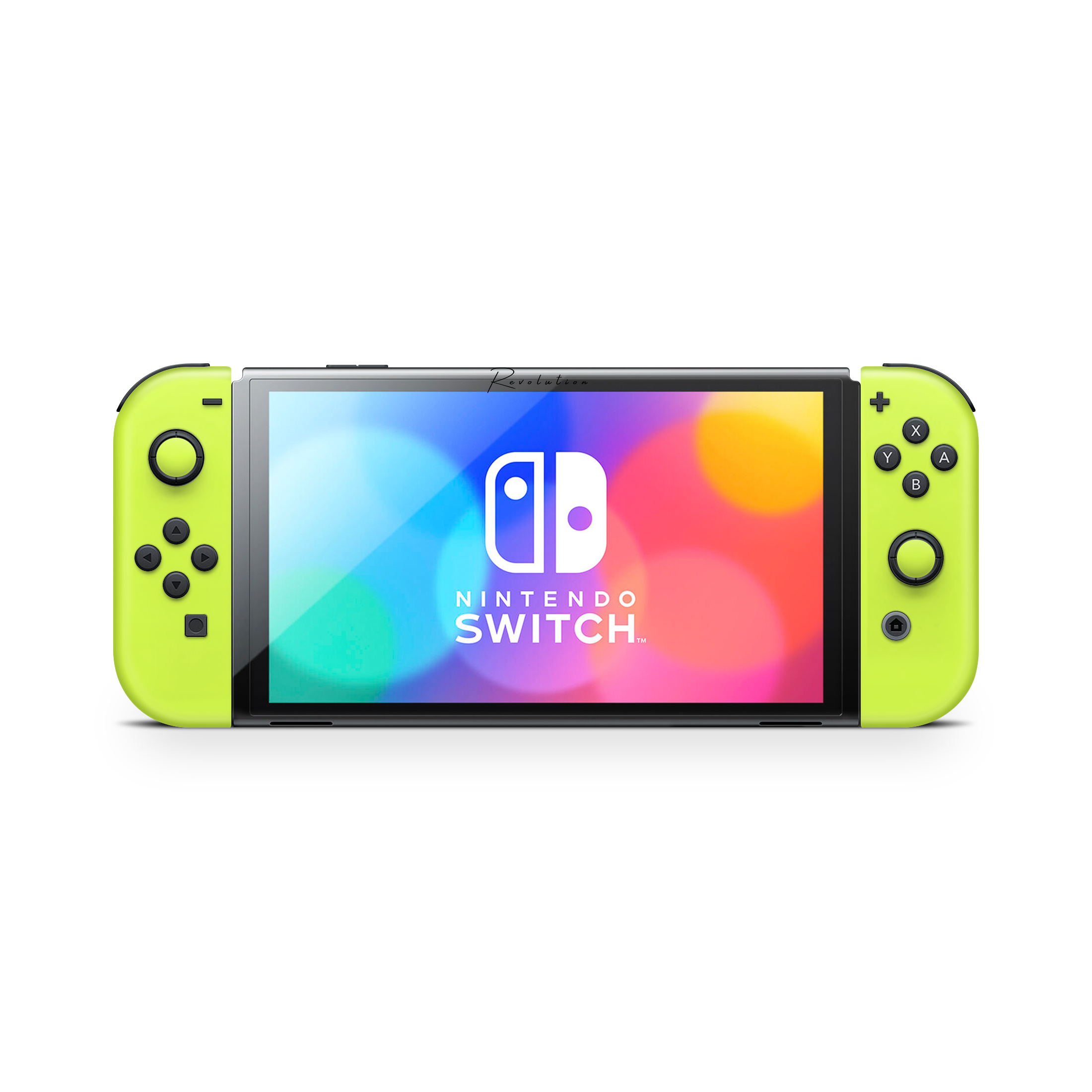 SKIN NINTENDO SWITCH OLED GIALLO FLUO