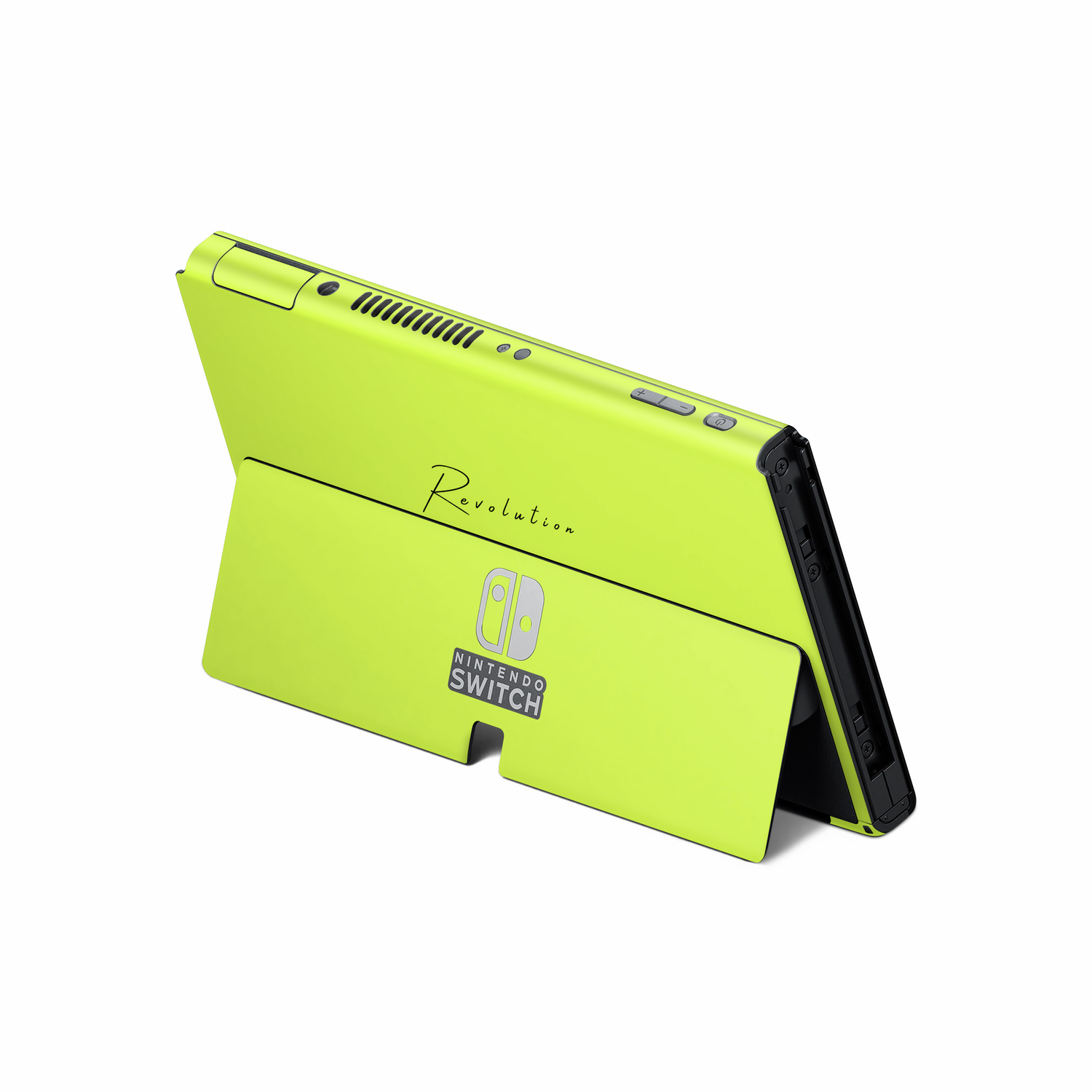 SKIN NINTENDO SWITCH OLED GIALLO FLUO